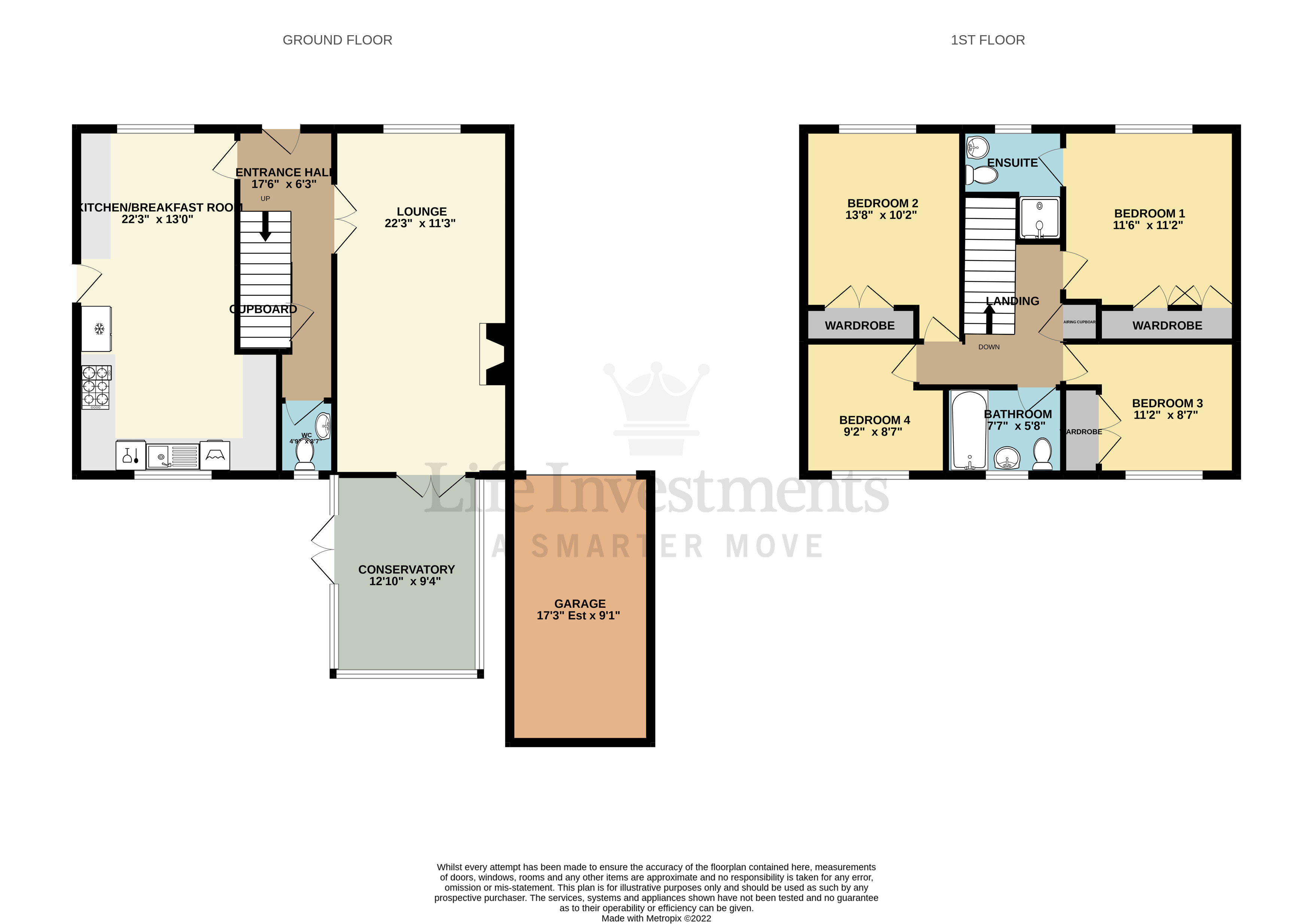 Floorplans For Sandpiper Close, Rugby