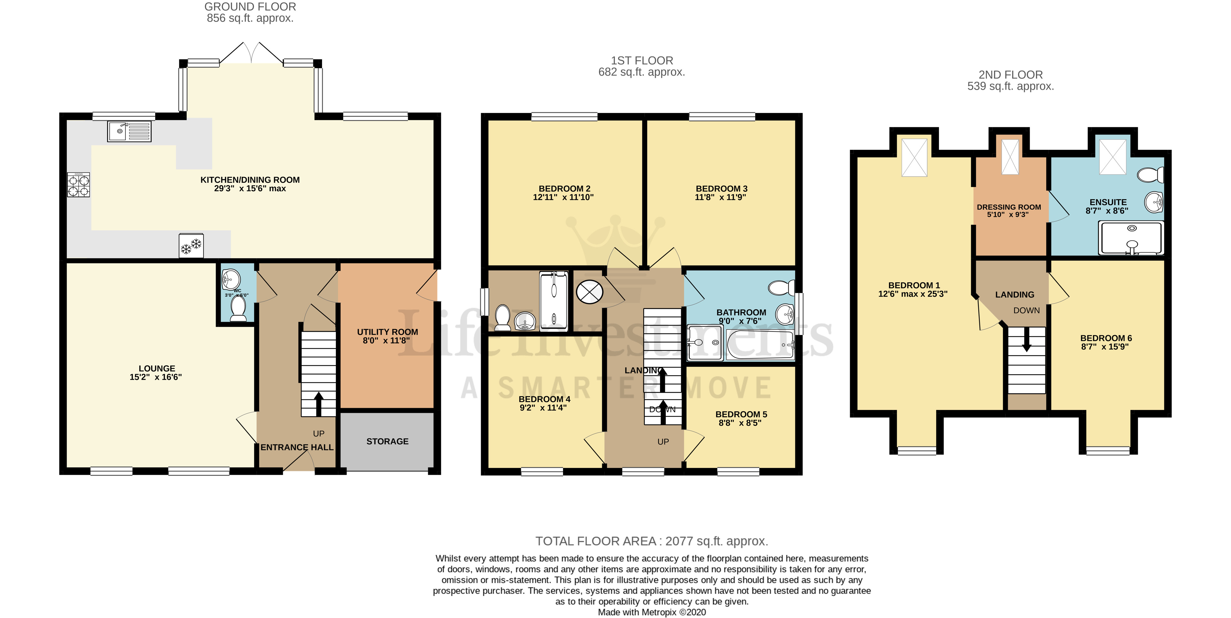 Floorplans For Foxwood Drive, Binley Woods, Coventry