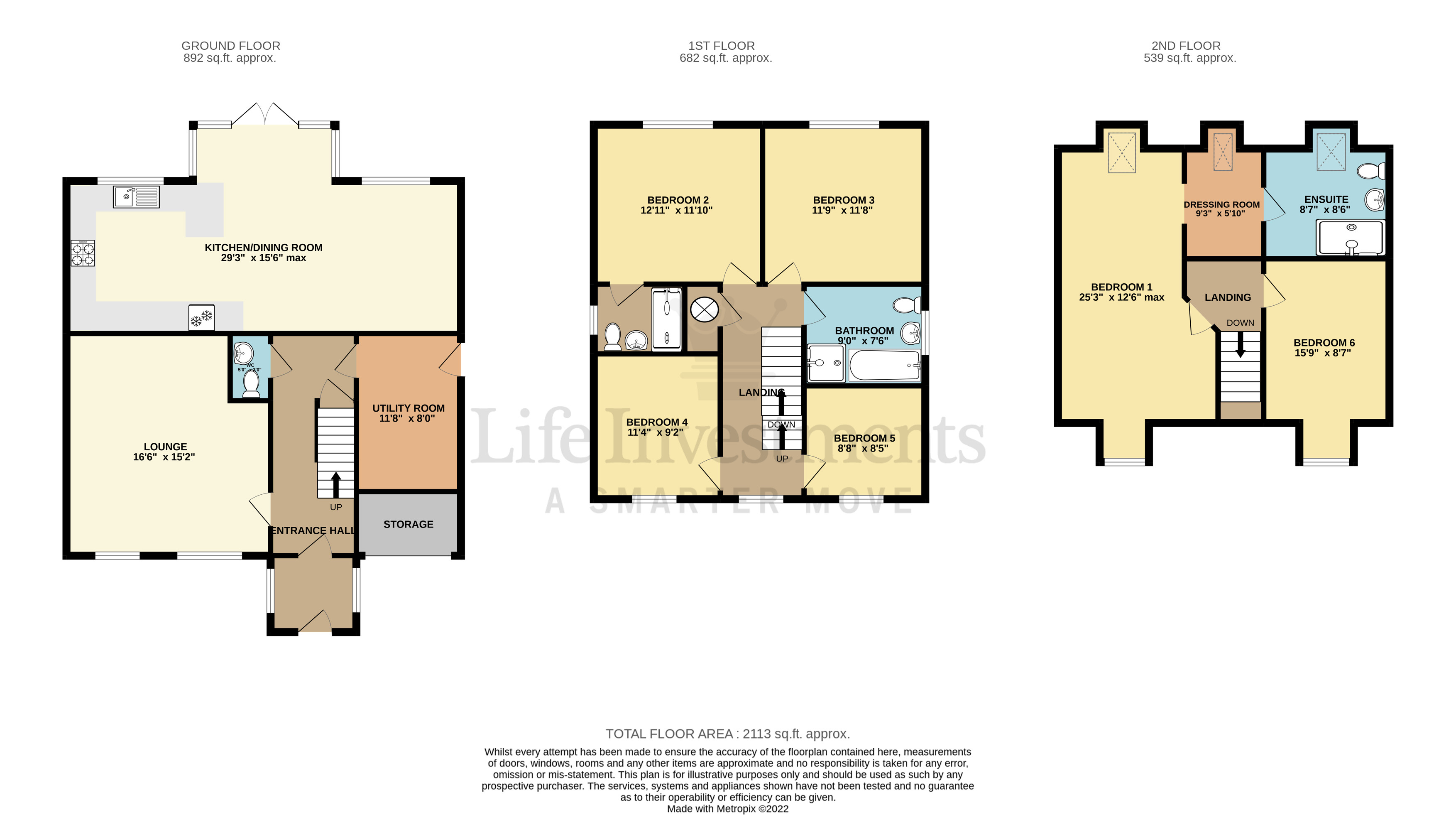 Floorplans For Foxwood Drive, Binley Woods, Coventry