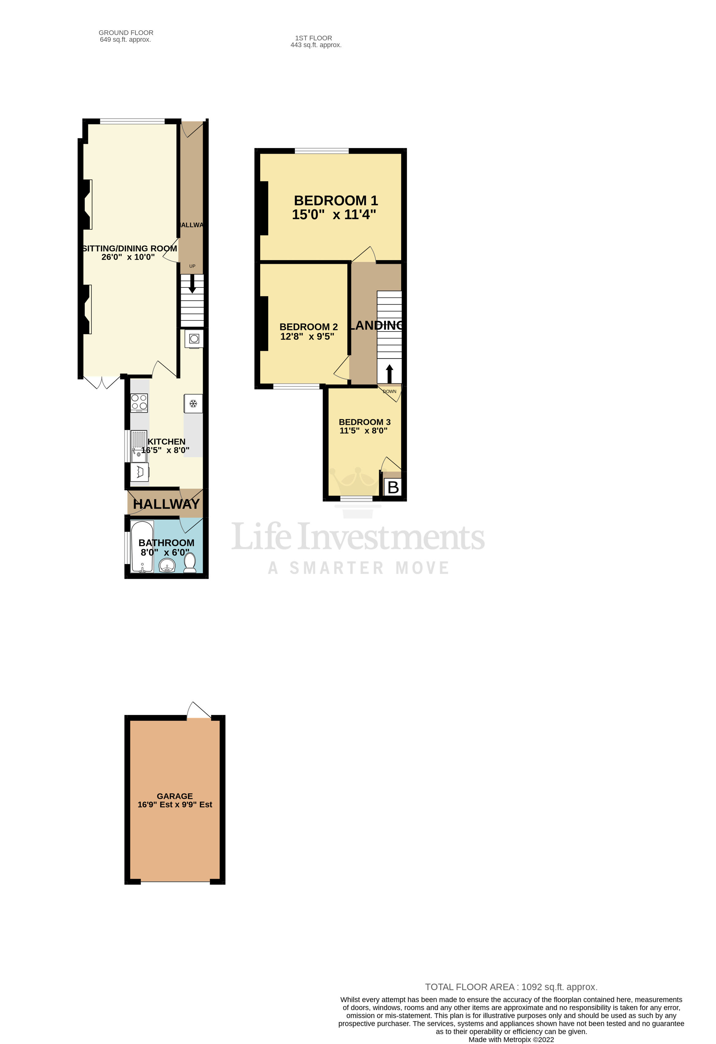 Floorplans For Rowland Street, Rugby