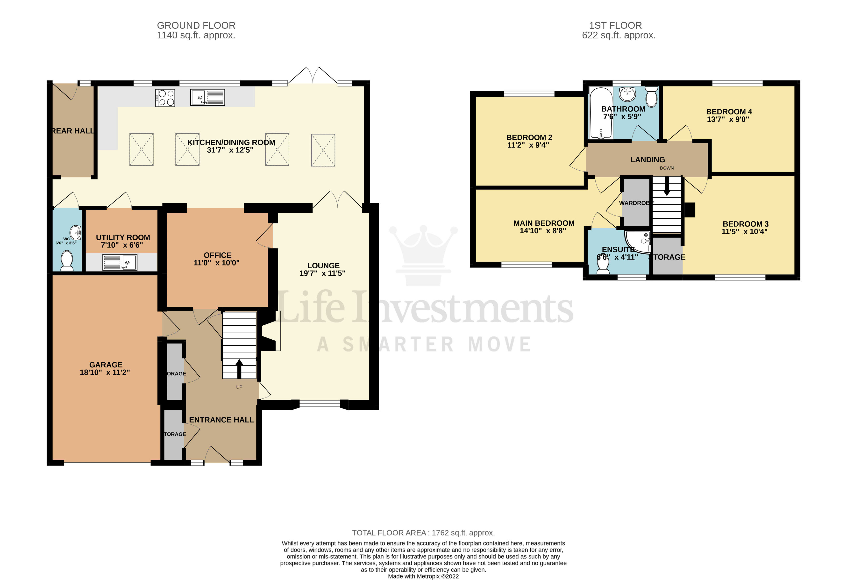 Floorplans For Townsend Lane, Long Lawford, Rugby