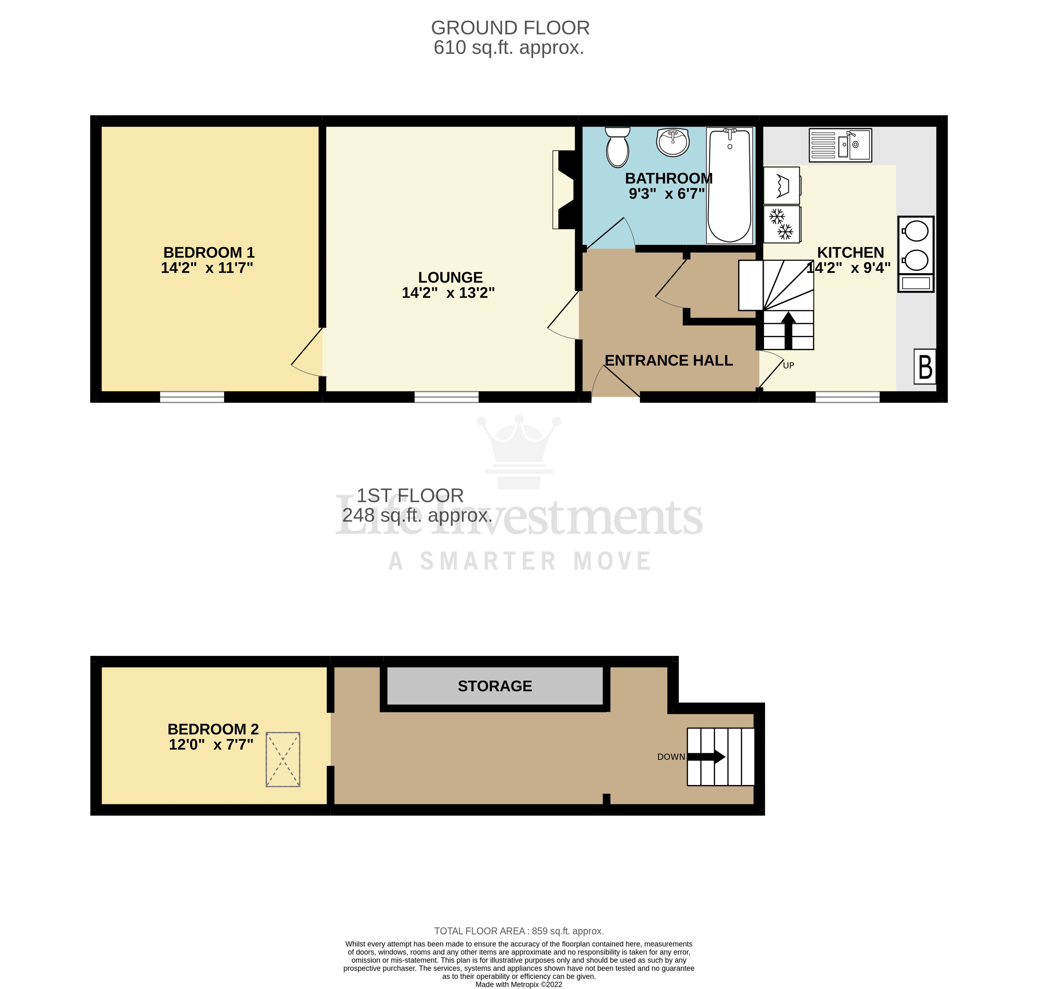 Floorplans For School Street, Churchover, Rugby