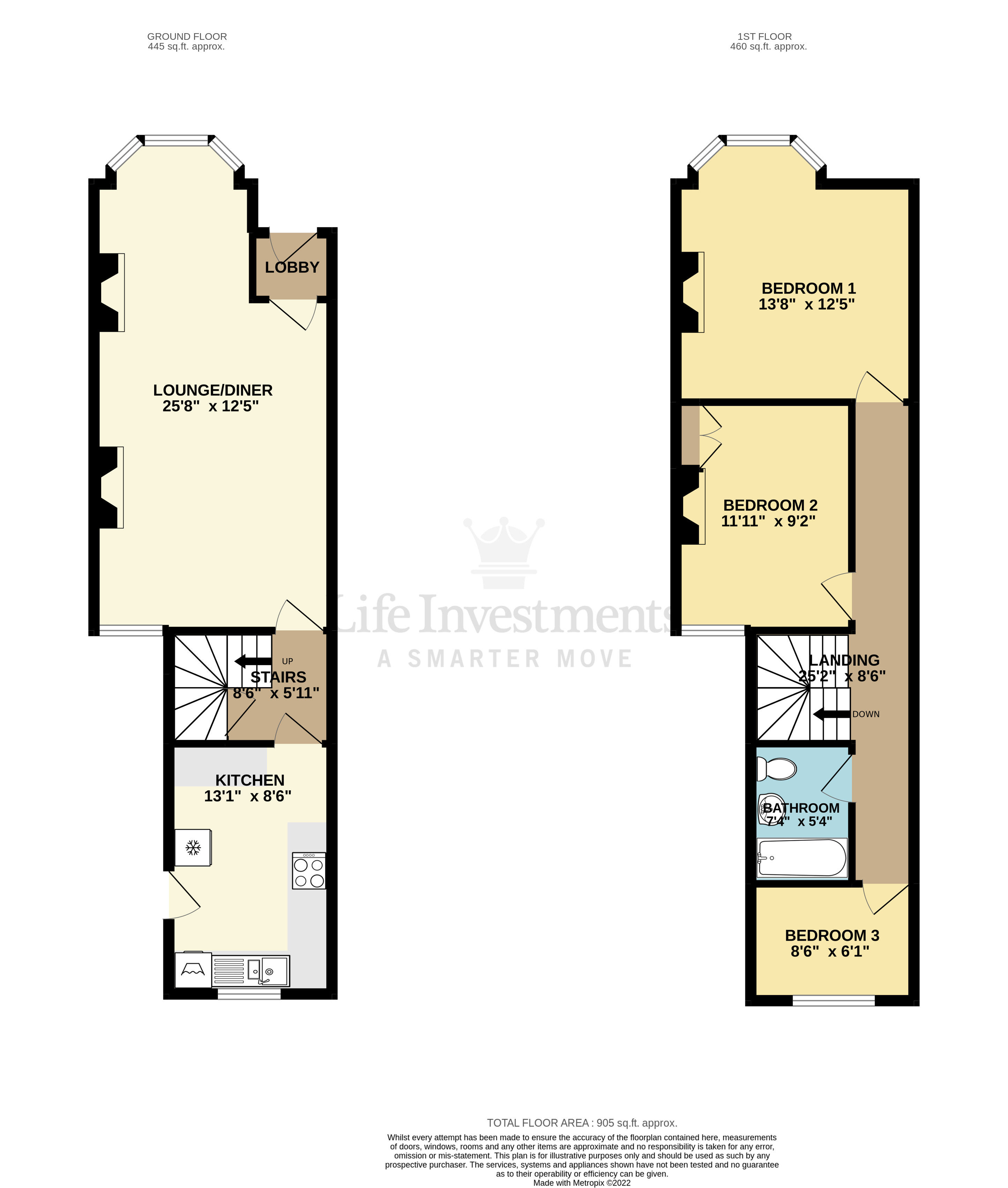 Floorplans For Wood Street, Rugby