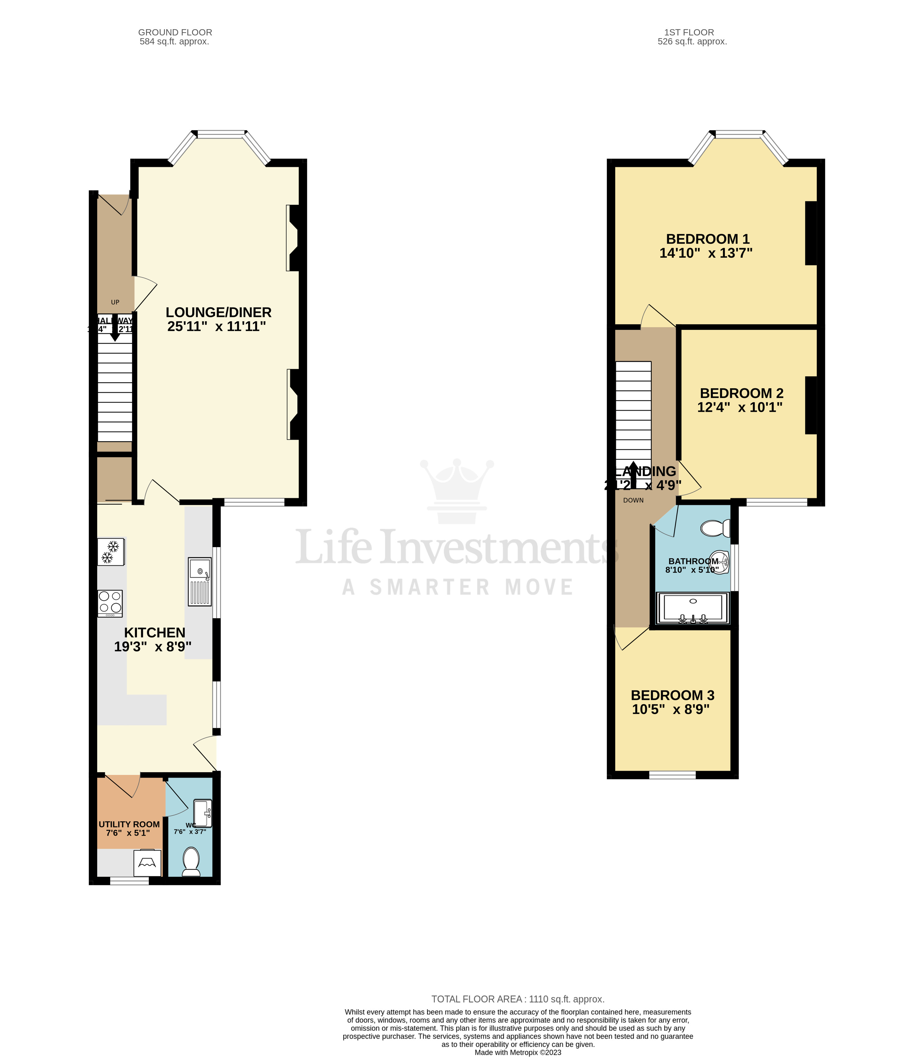 Floorplans For Kimberley Road, Rugby