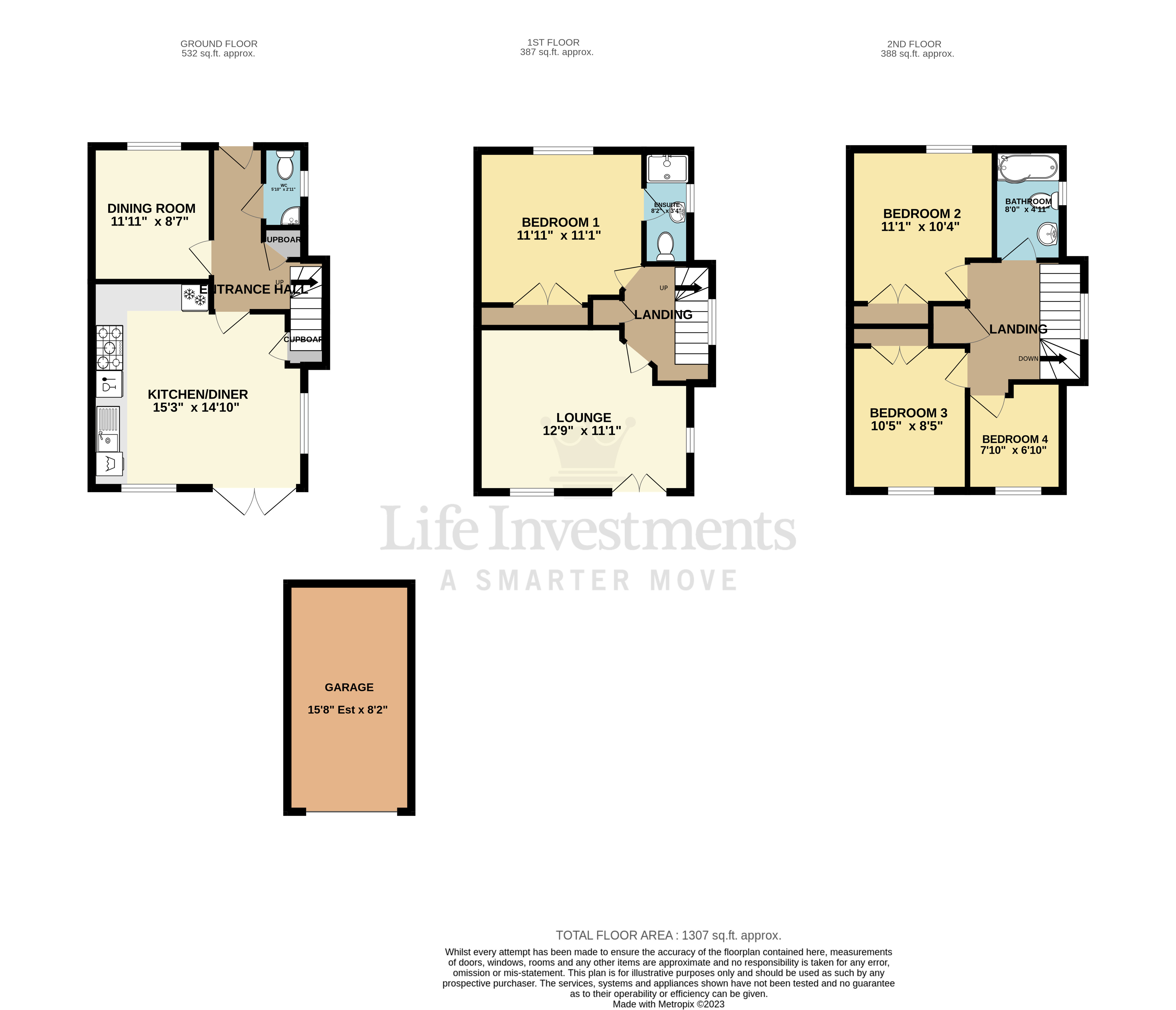 Floorplans For Nightingale Gardens, Rugby