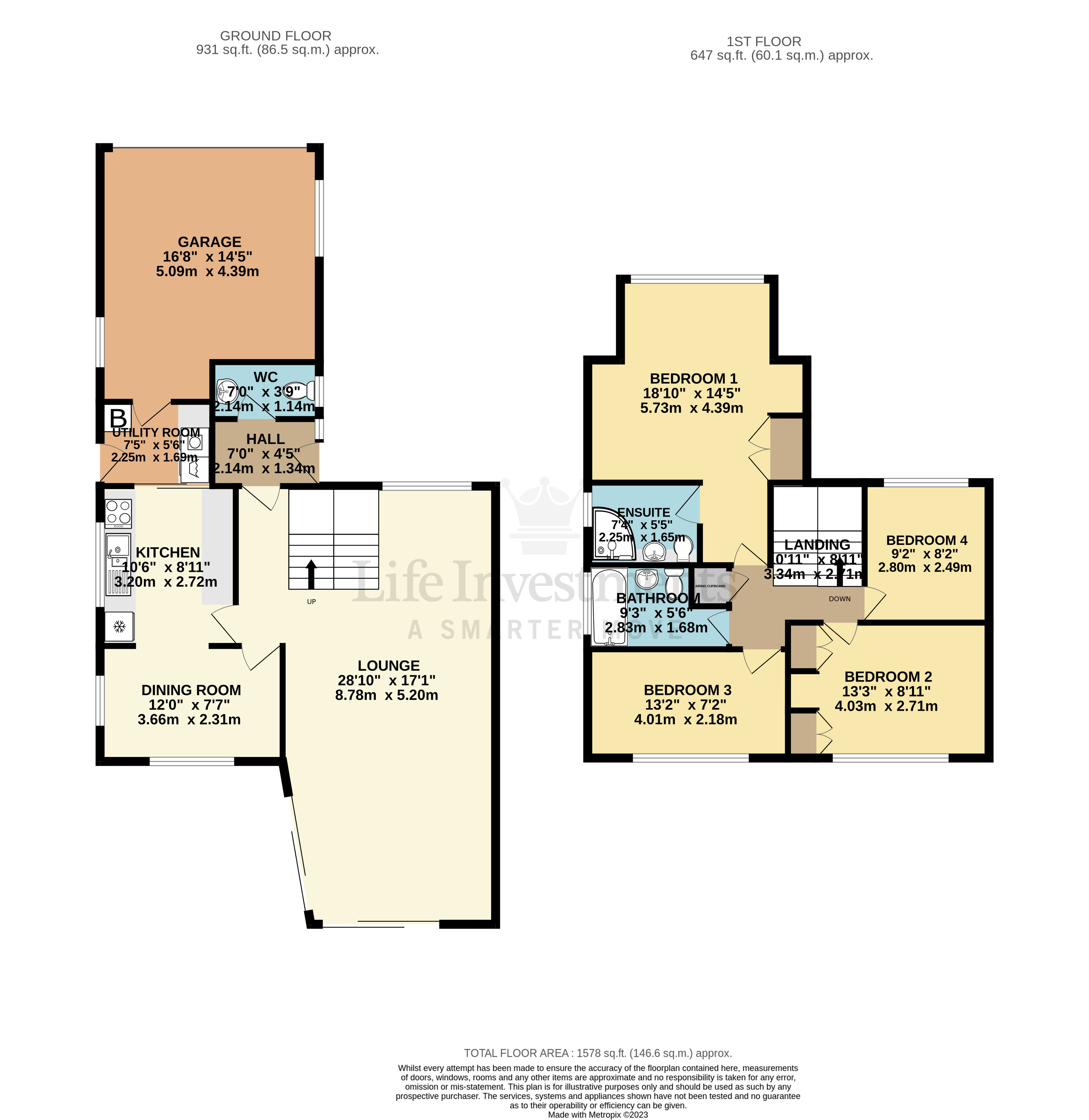 Floorplans For Ashby Road, Kilsby, Rugby