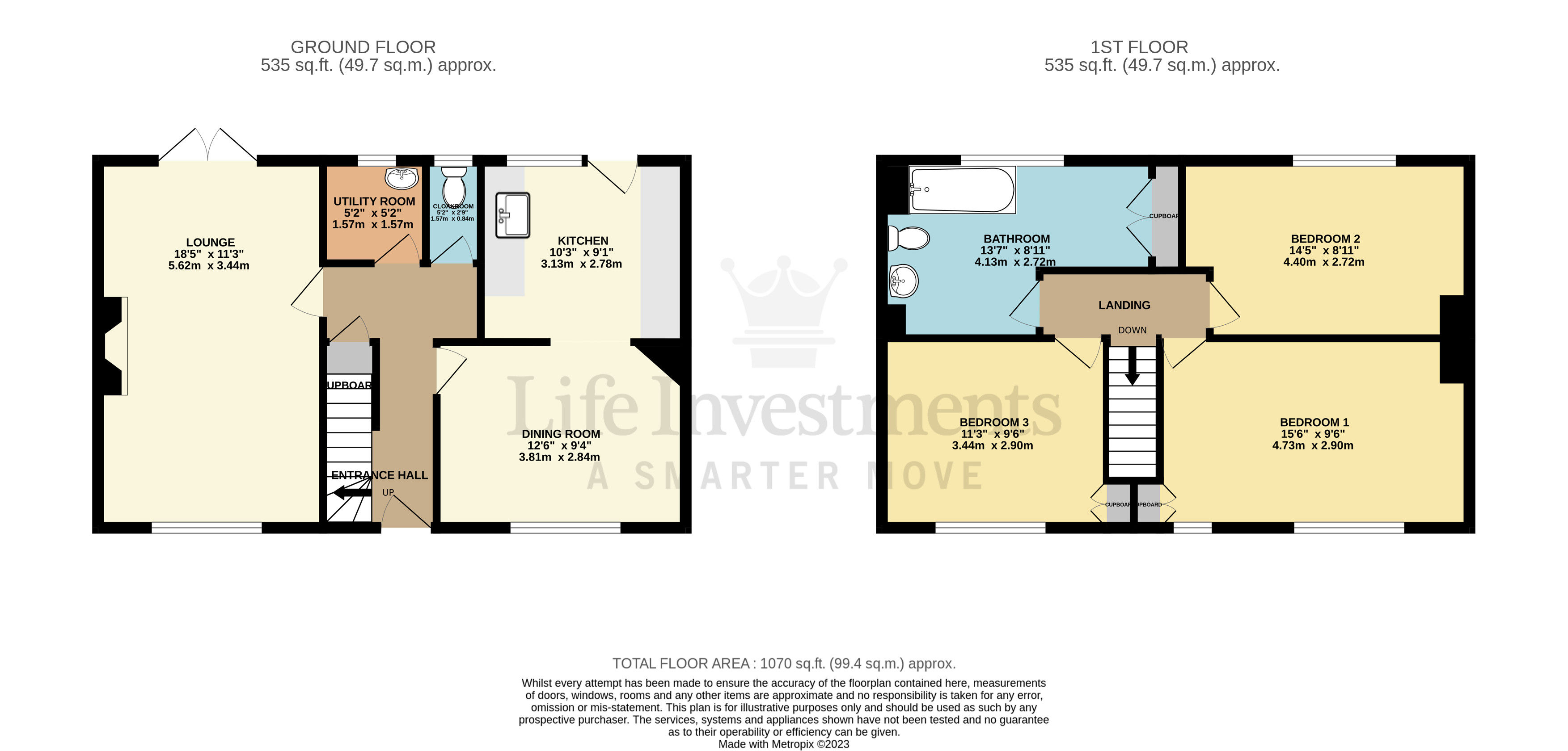 Floorplans For Townsend Lane, Long Lawford, Rugby