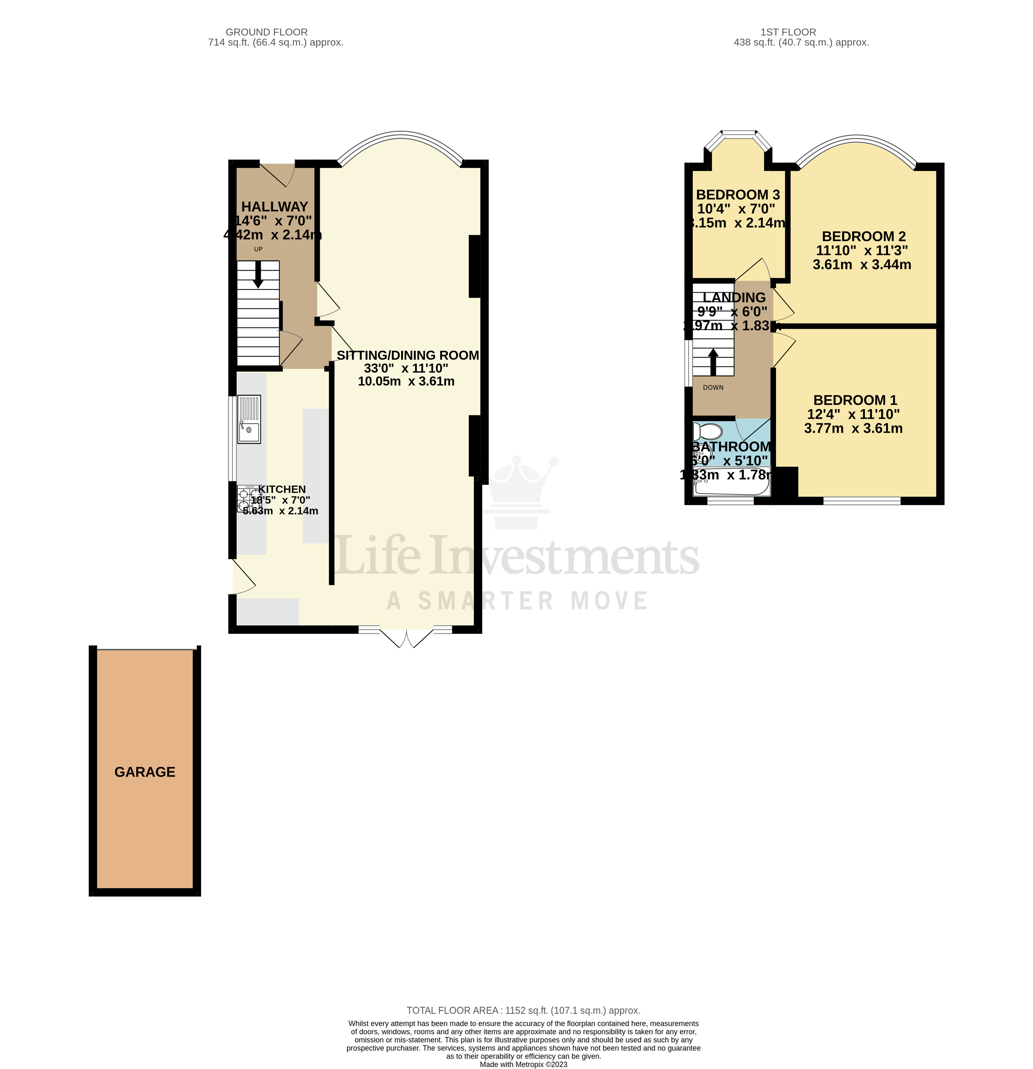 Floorplans For Catesby Road, Rugby