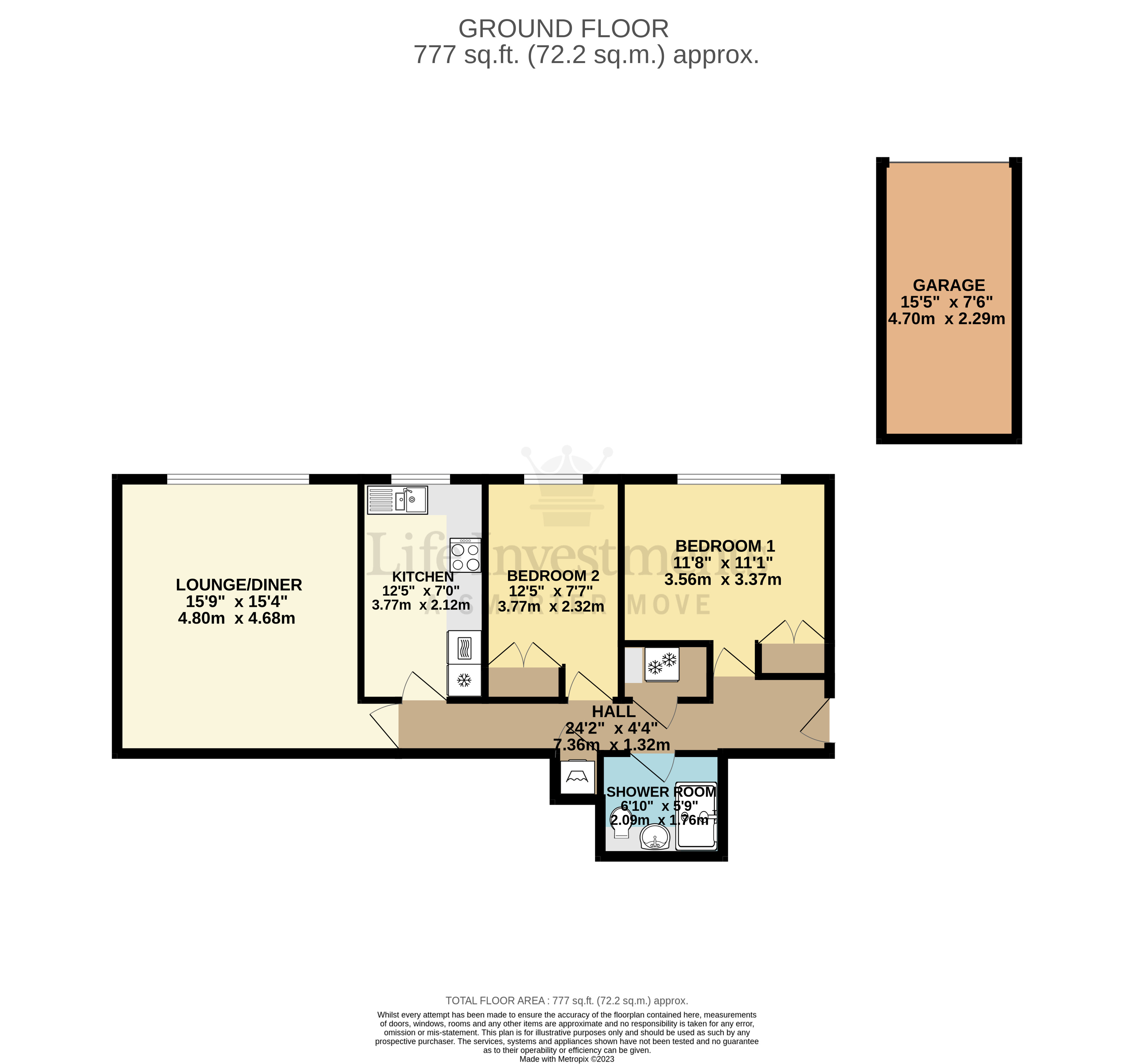 Floorplans For Clarendon Court, 20 Clifton Road, Rugby
