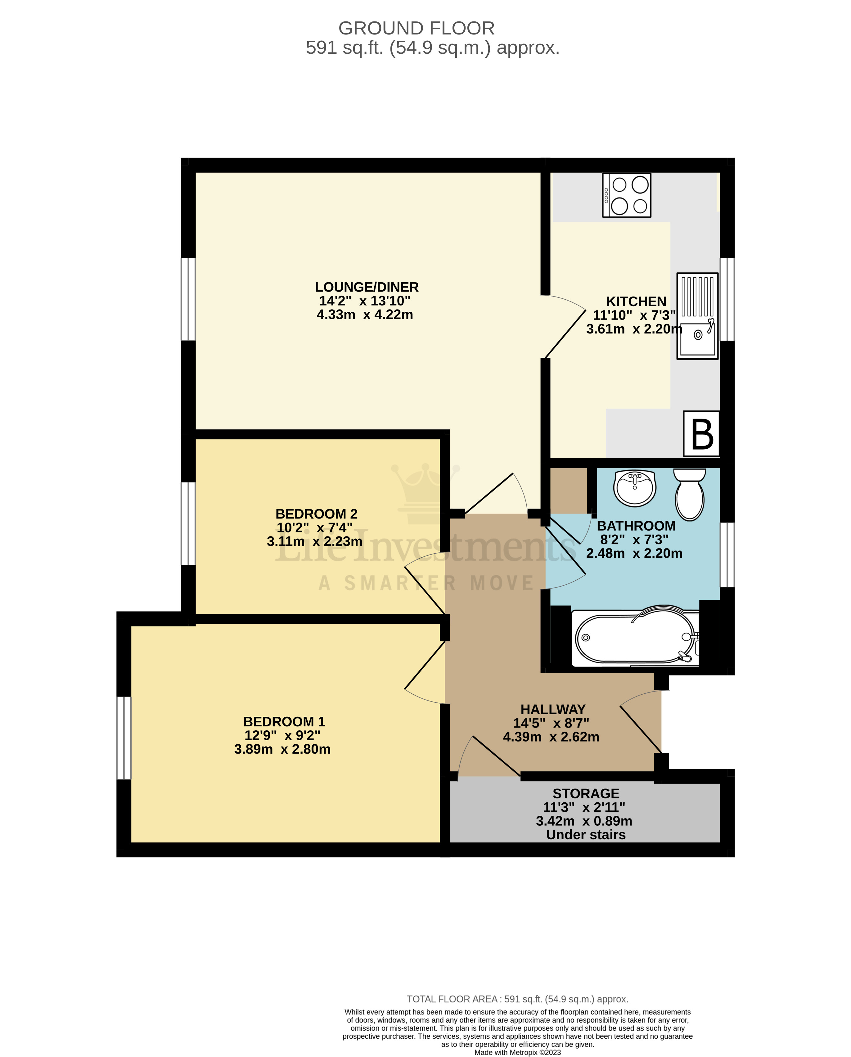 Floorplans For Villers Court, Blaby, Leicester