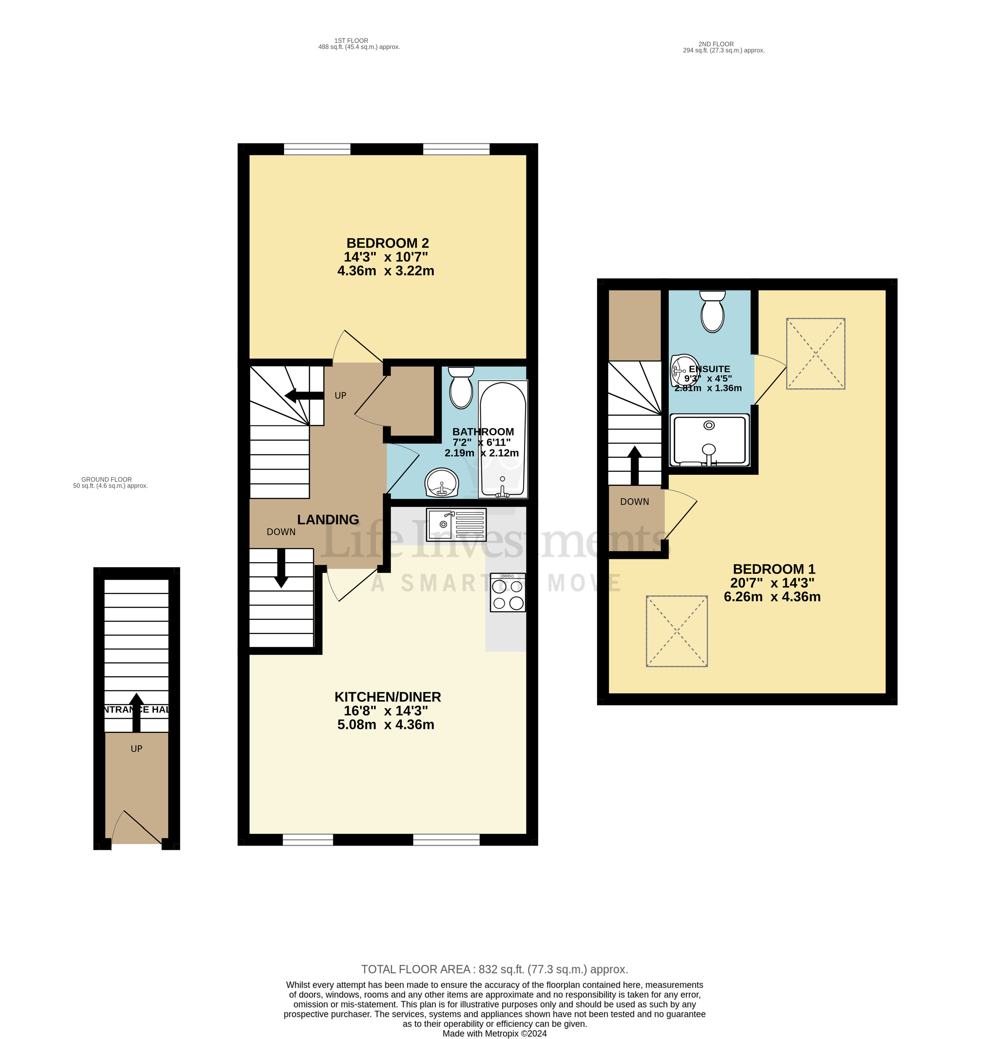 Floorplans For Pinfold Street, Rugby