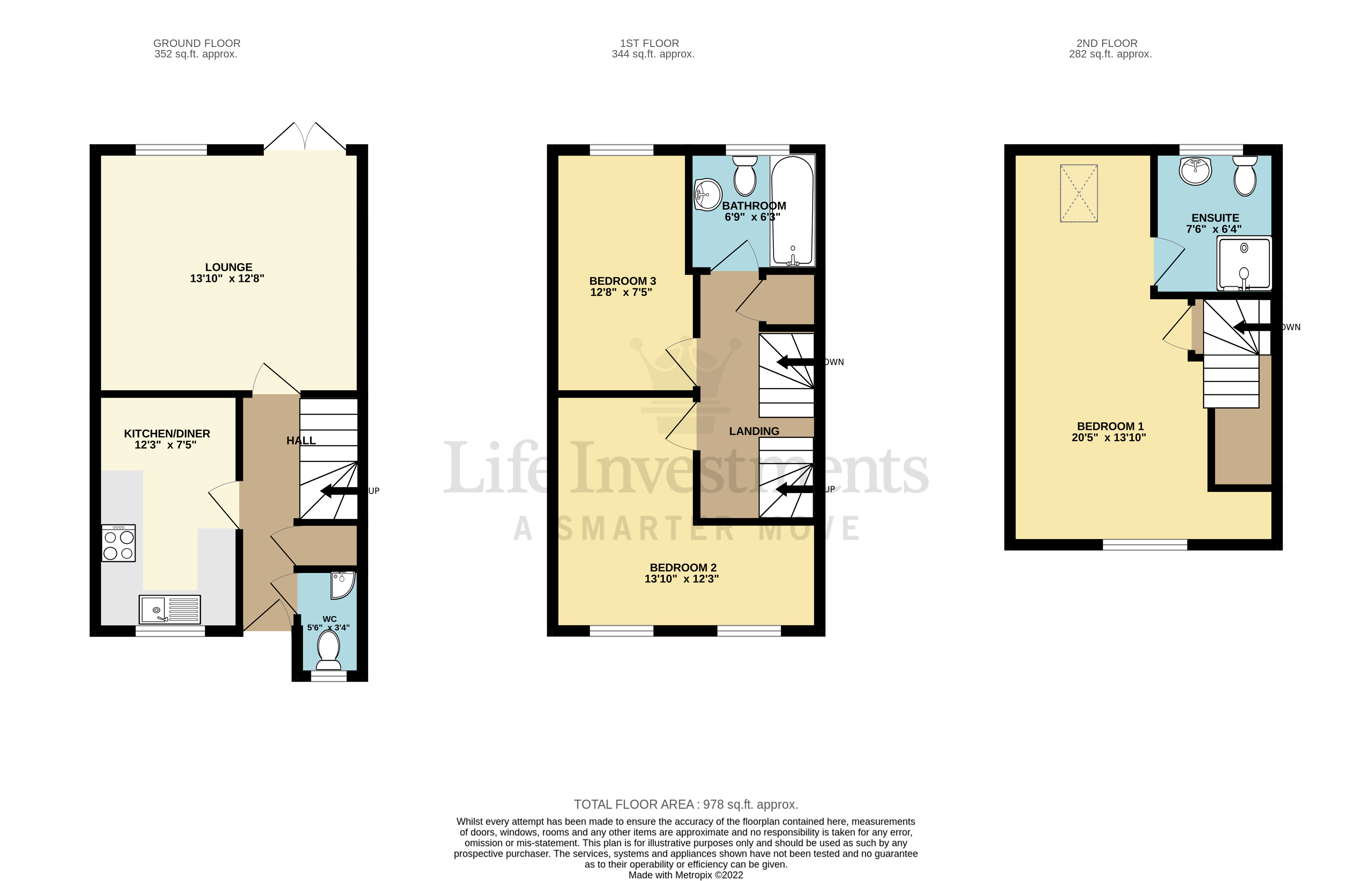 Floorplans For Campbell Terrace, Lawford Road, Rugby