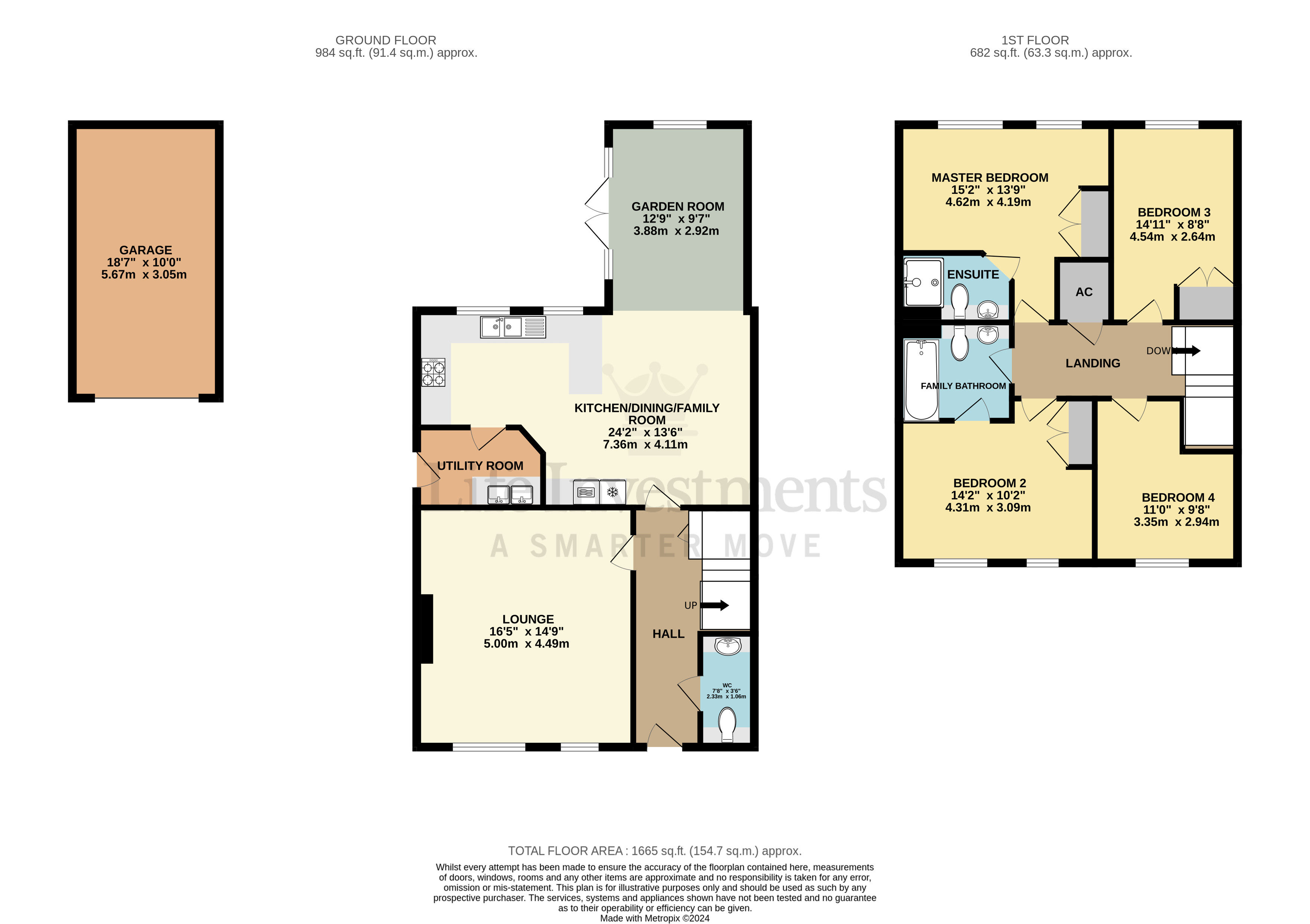 Floorplans For Arkwright Avenue, Rugby