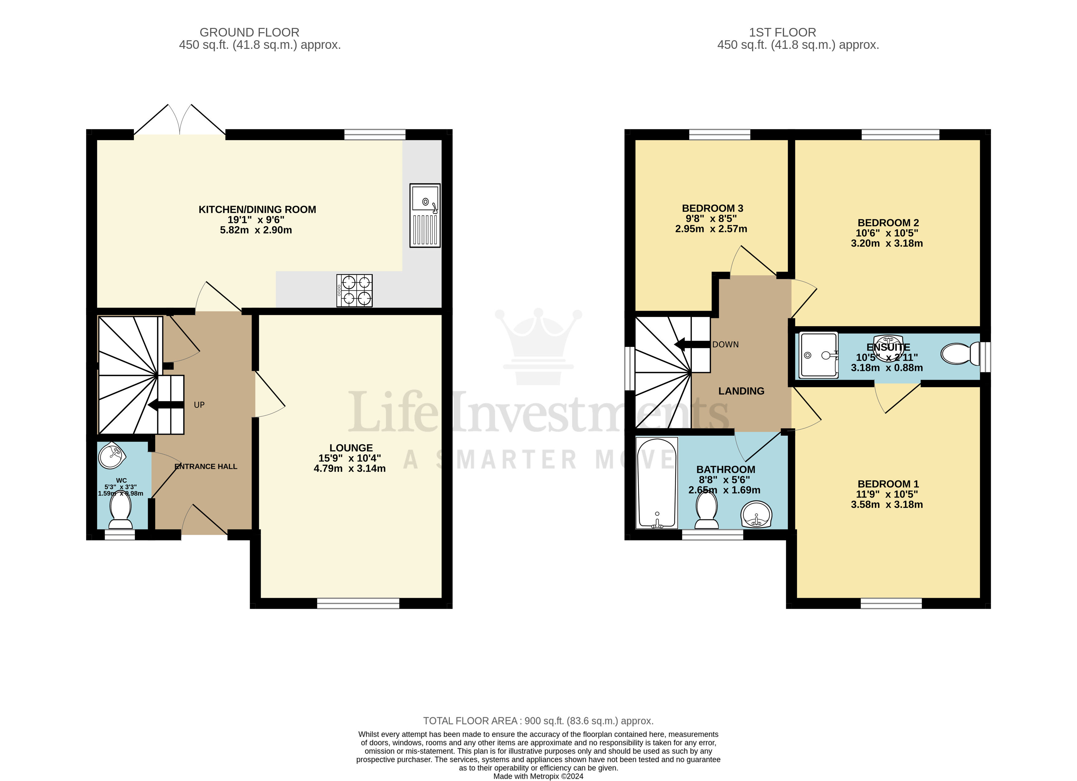 Floorplans For Wroughton Drive, Houlton, Rugby