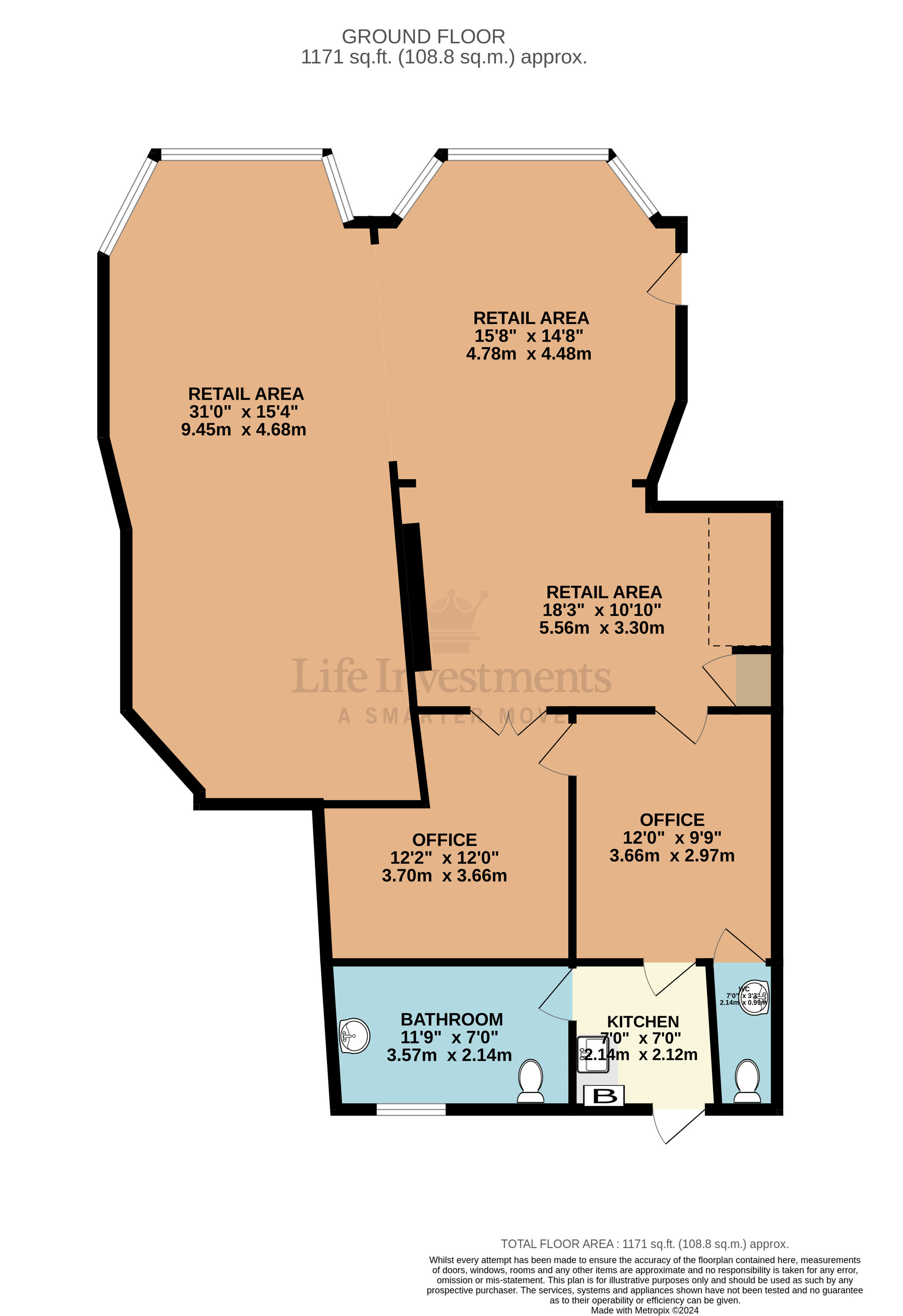 Floorplans For Regent Street, Rugby