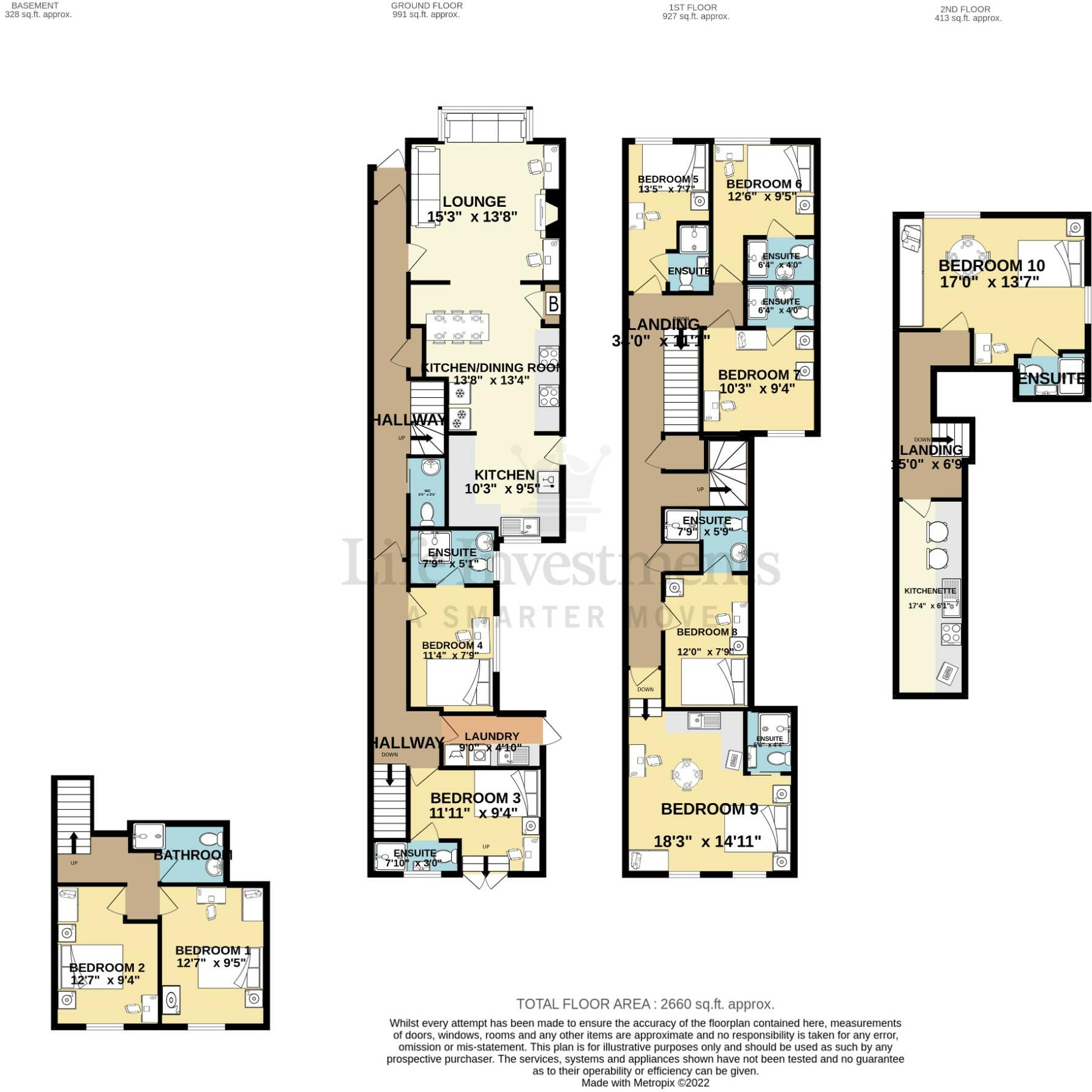 Floorplans For Emscote Road, Warwick