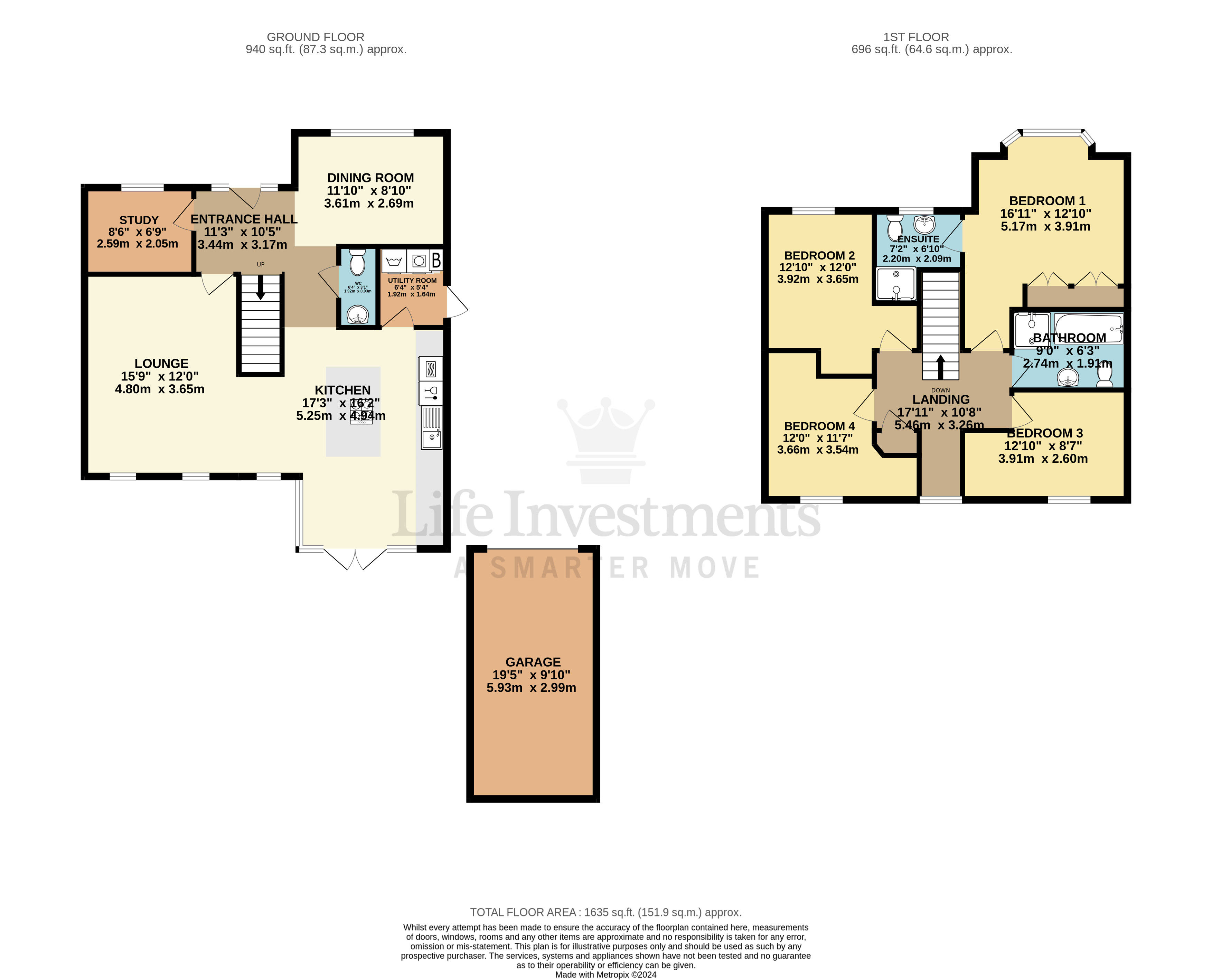 Floorplans For Gloster Road, Lutterworth