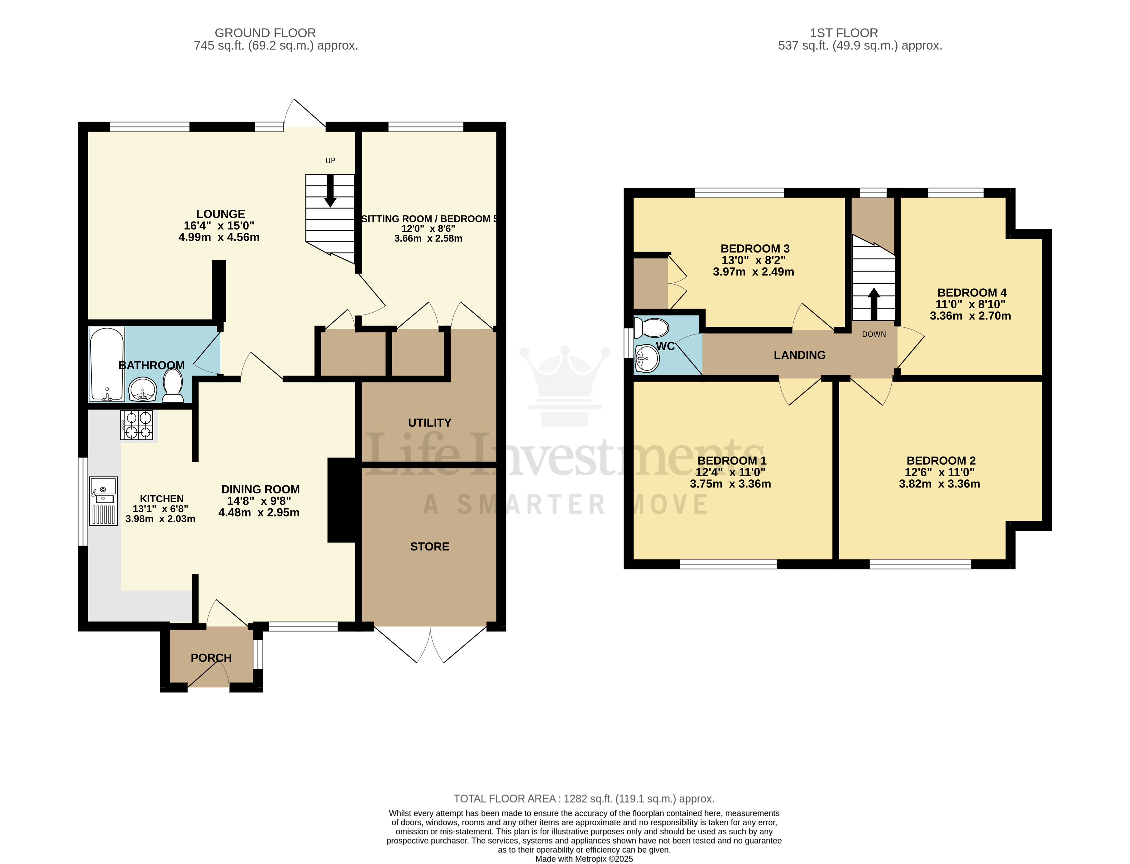 Floorplans For Thackeray Close, Rugby