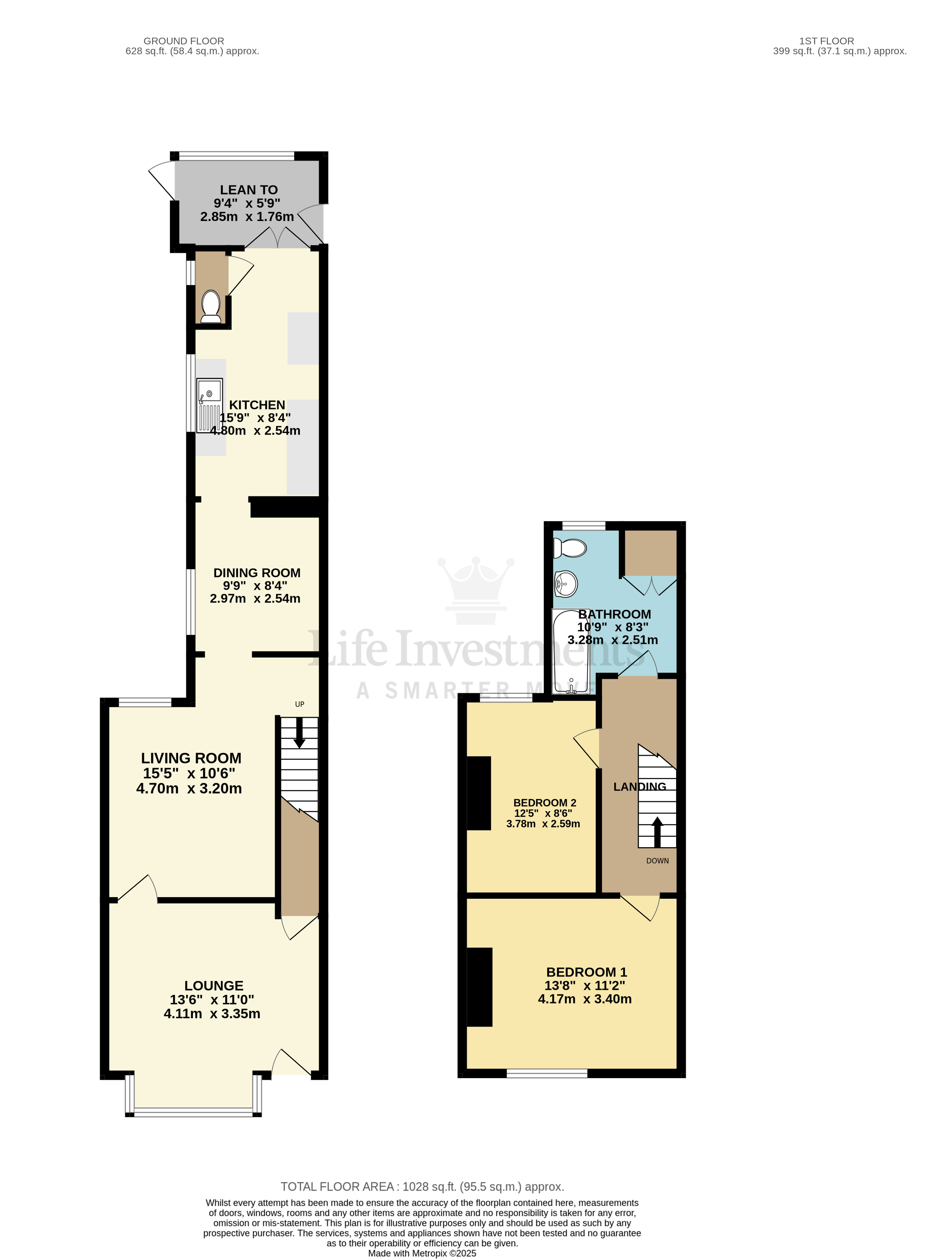 Floorplans For Railway Terrace, Rugby