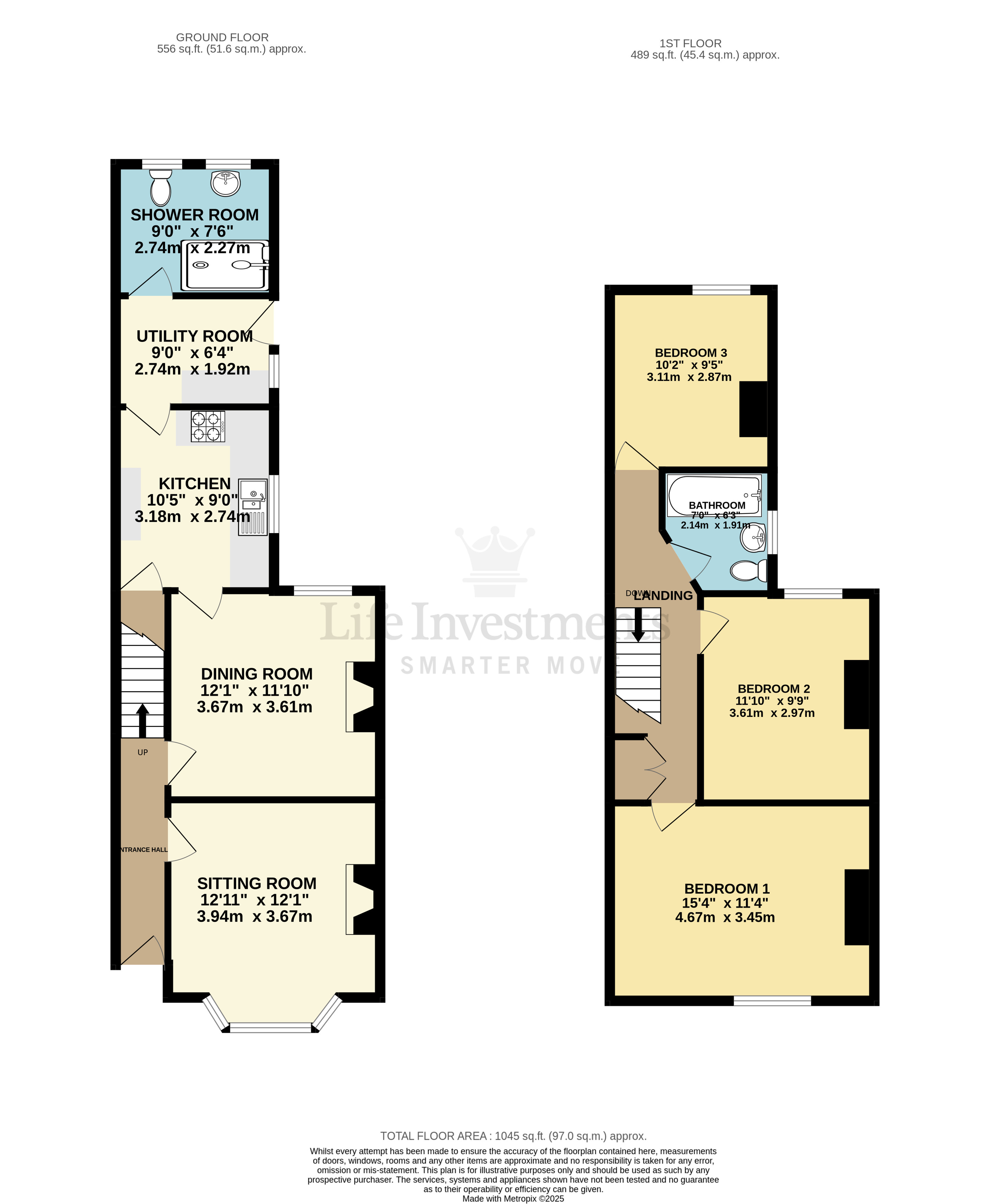 Floorplans For Murray Road, Rugby