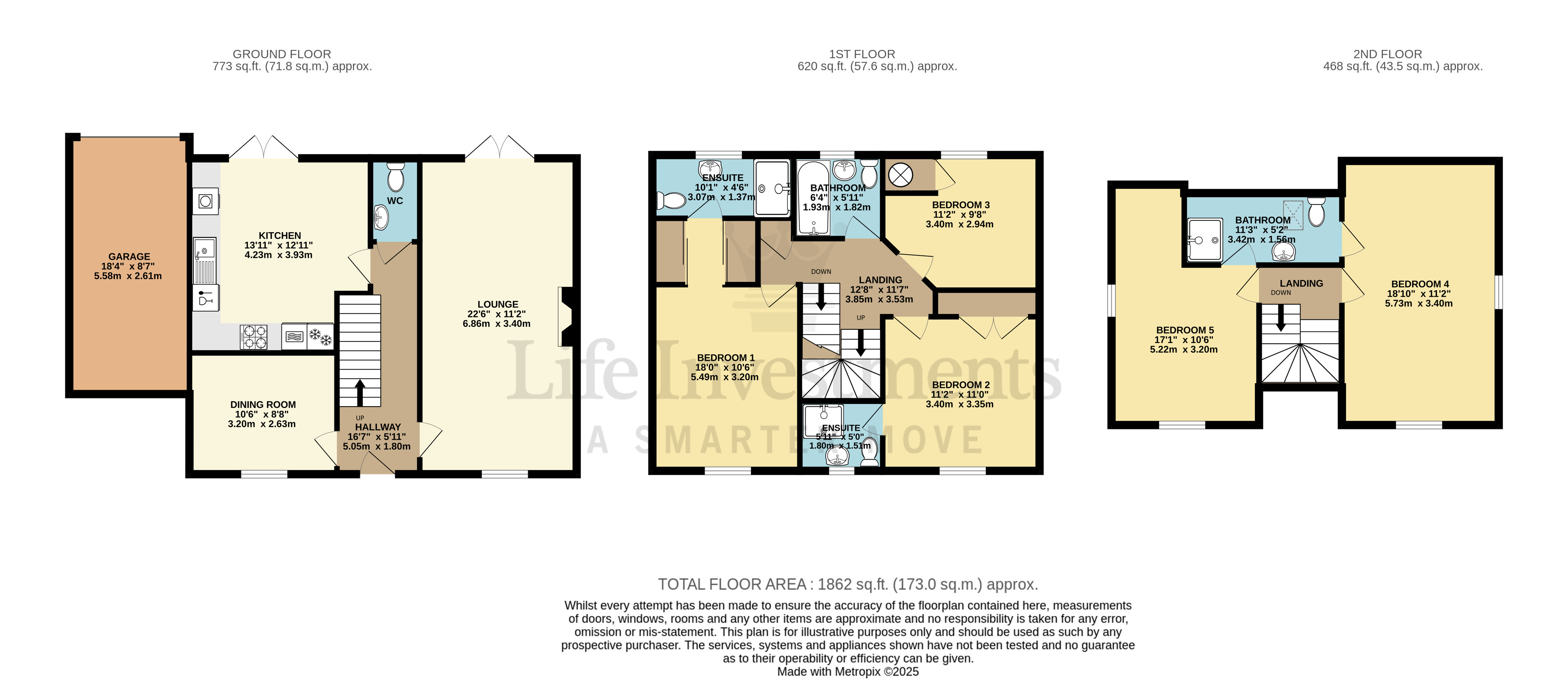 Floorplans For Farnborough Drive, Daventry