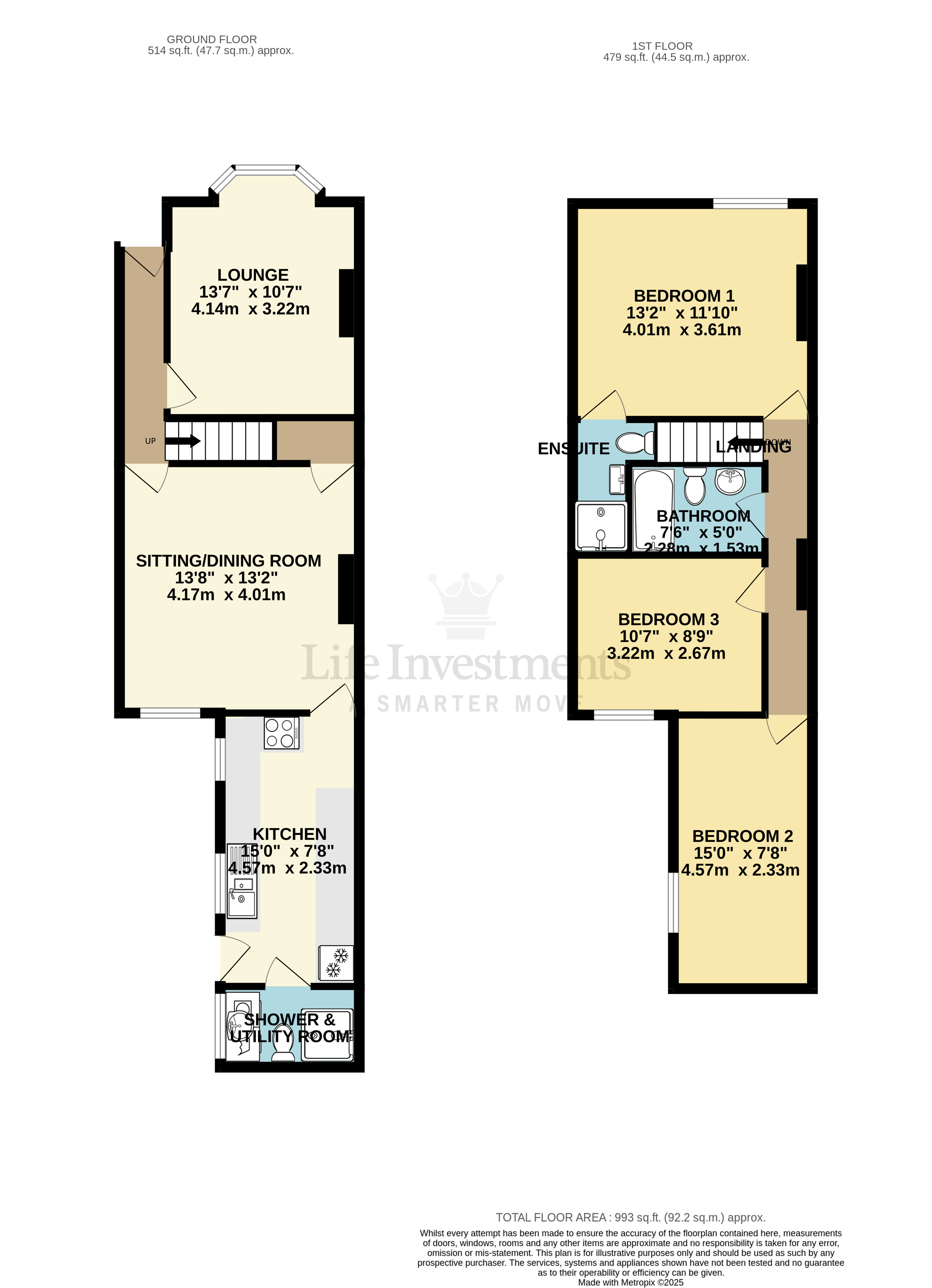 Floorplans For Craven Road, Rugby