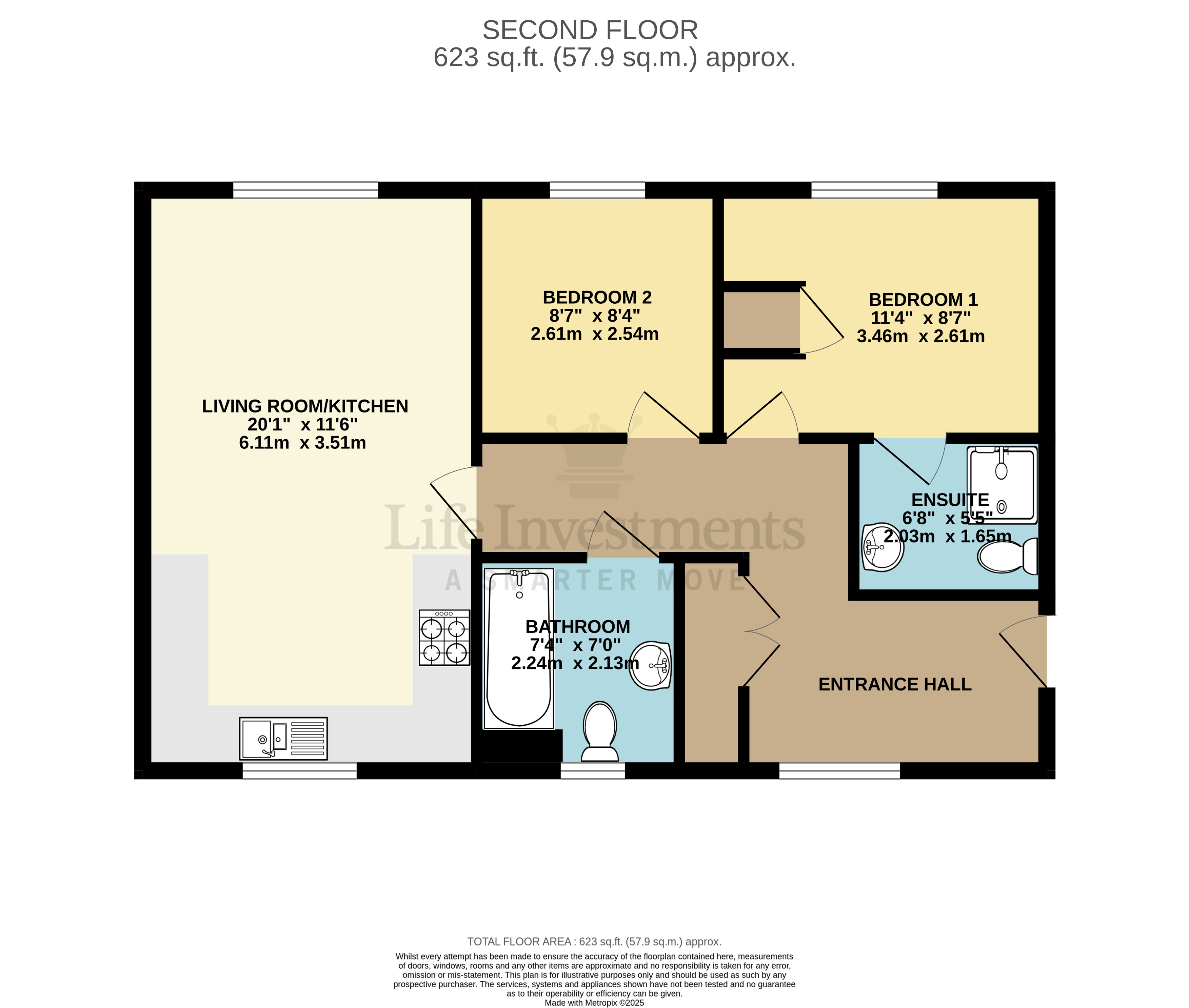 Floorplans For Elliot House, Doyle Close, Rugby