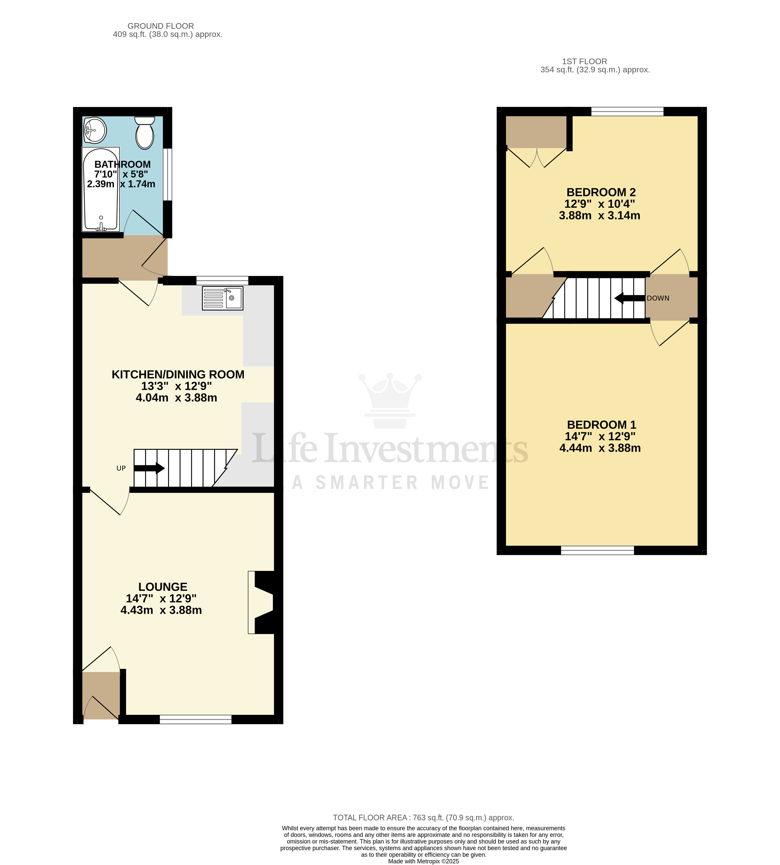 Floorplans For Jubilee Street, Rugby