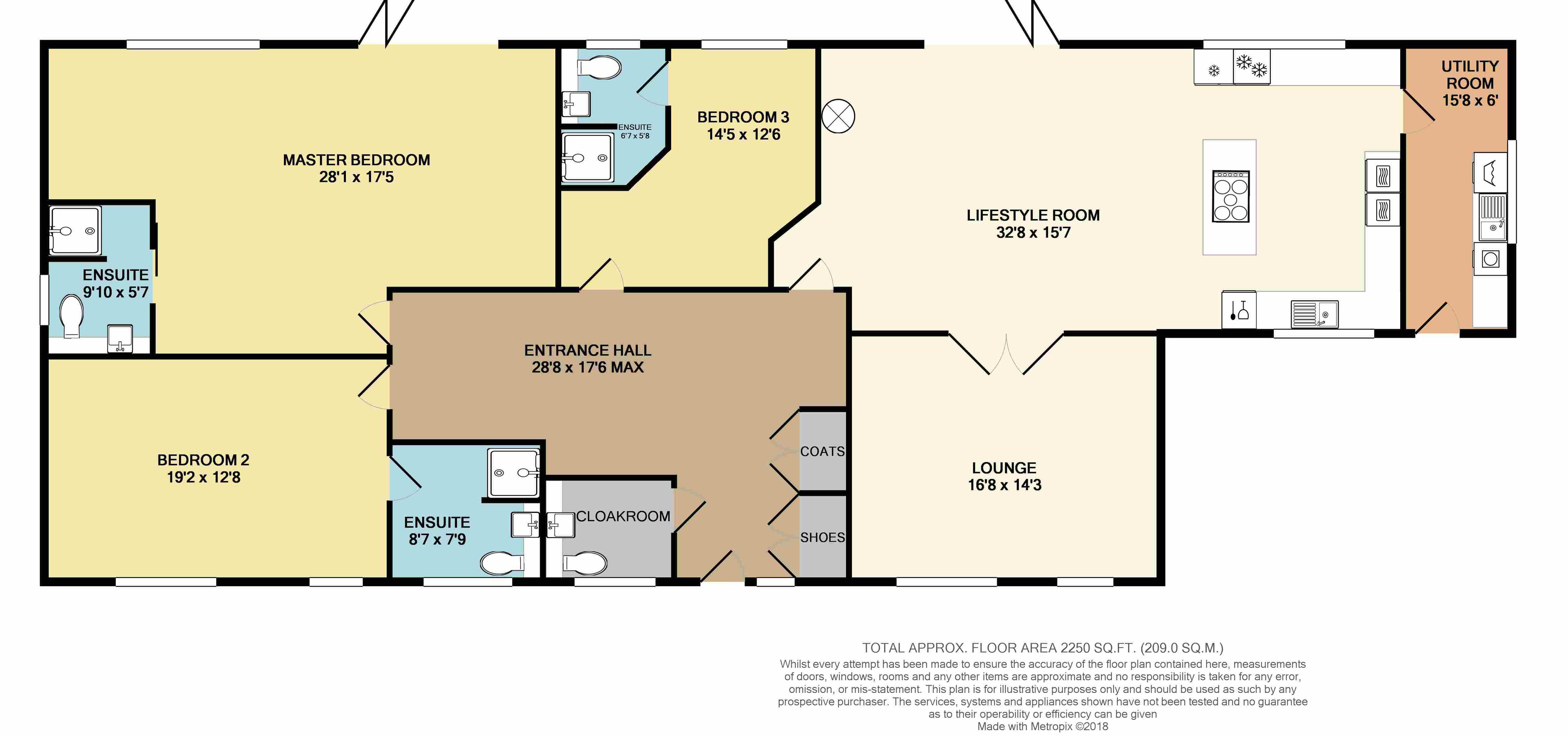 Floorplans For Catthorpe Road, Shawell, Lutterworth