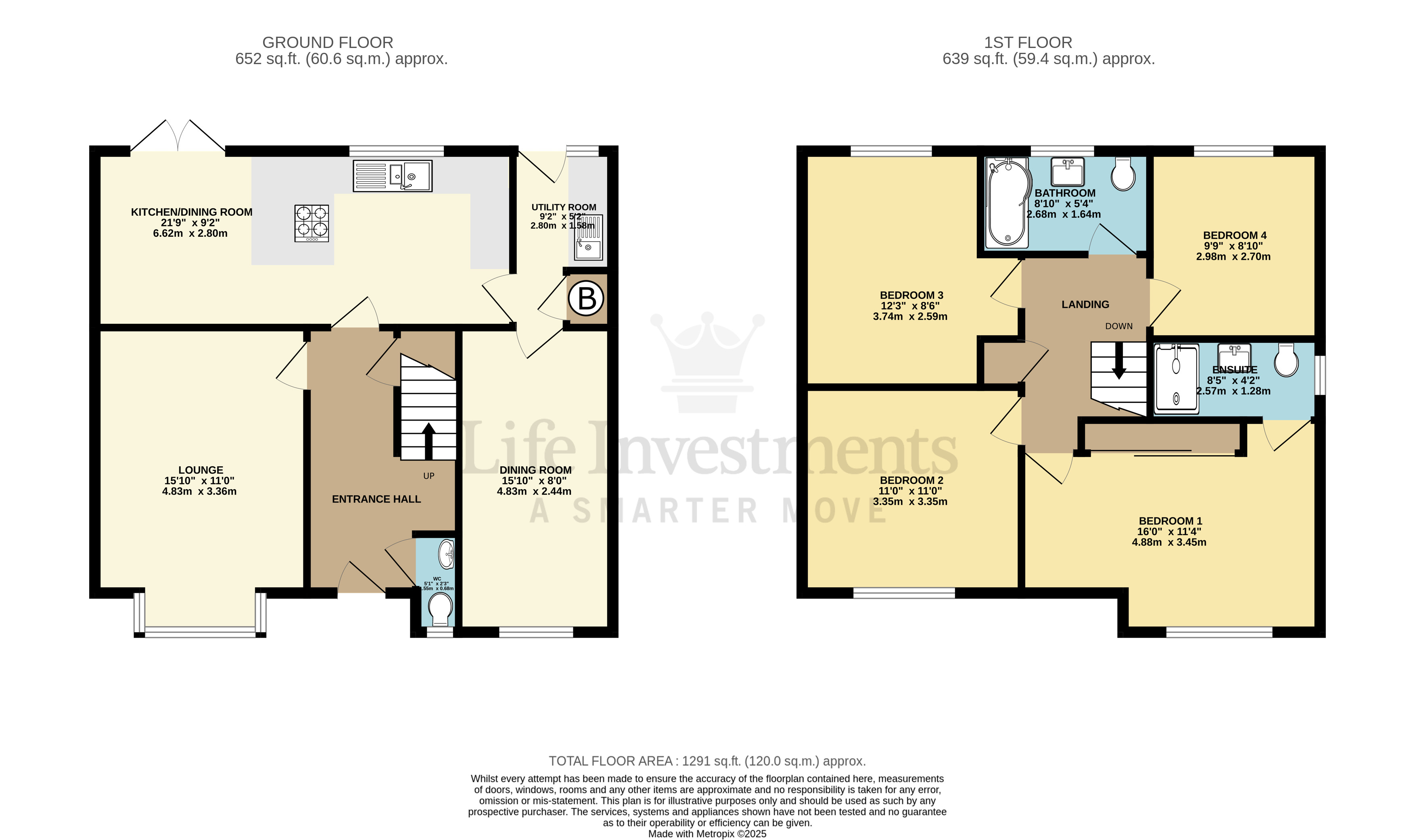 Floorplans For Constable Road, Hillmorton, Rugby