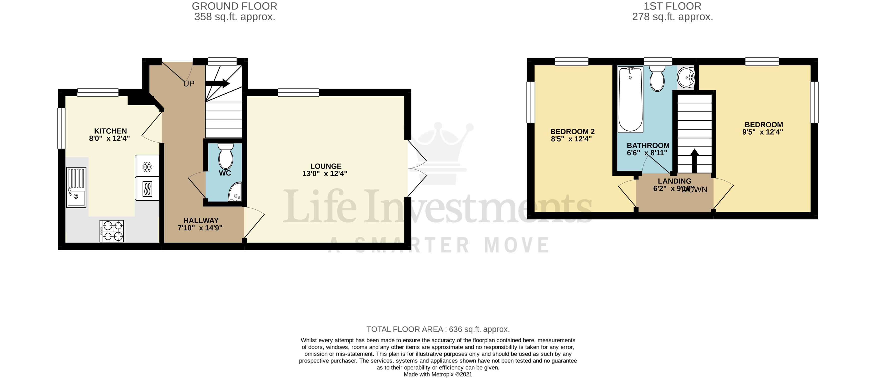 Floorplans For Caradon Way, Rugby