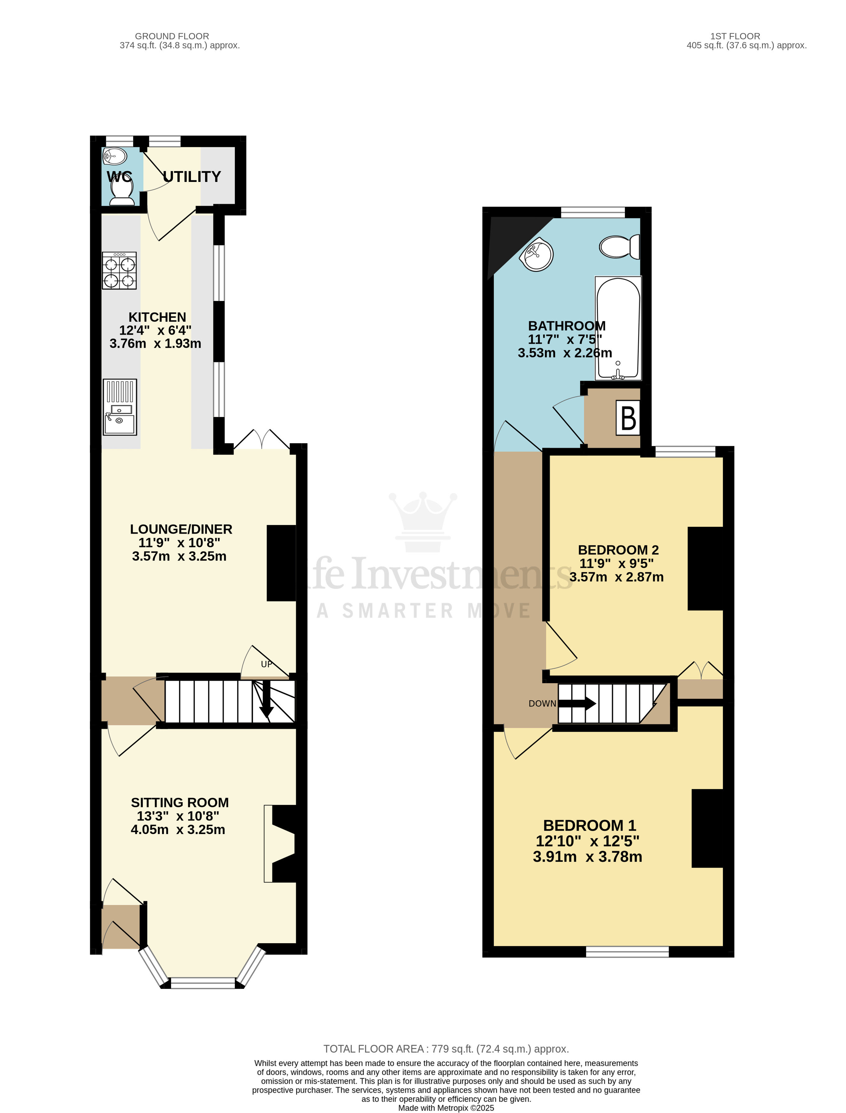 Floorplans For King Edward Road, Rugby