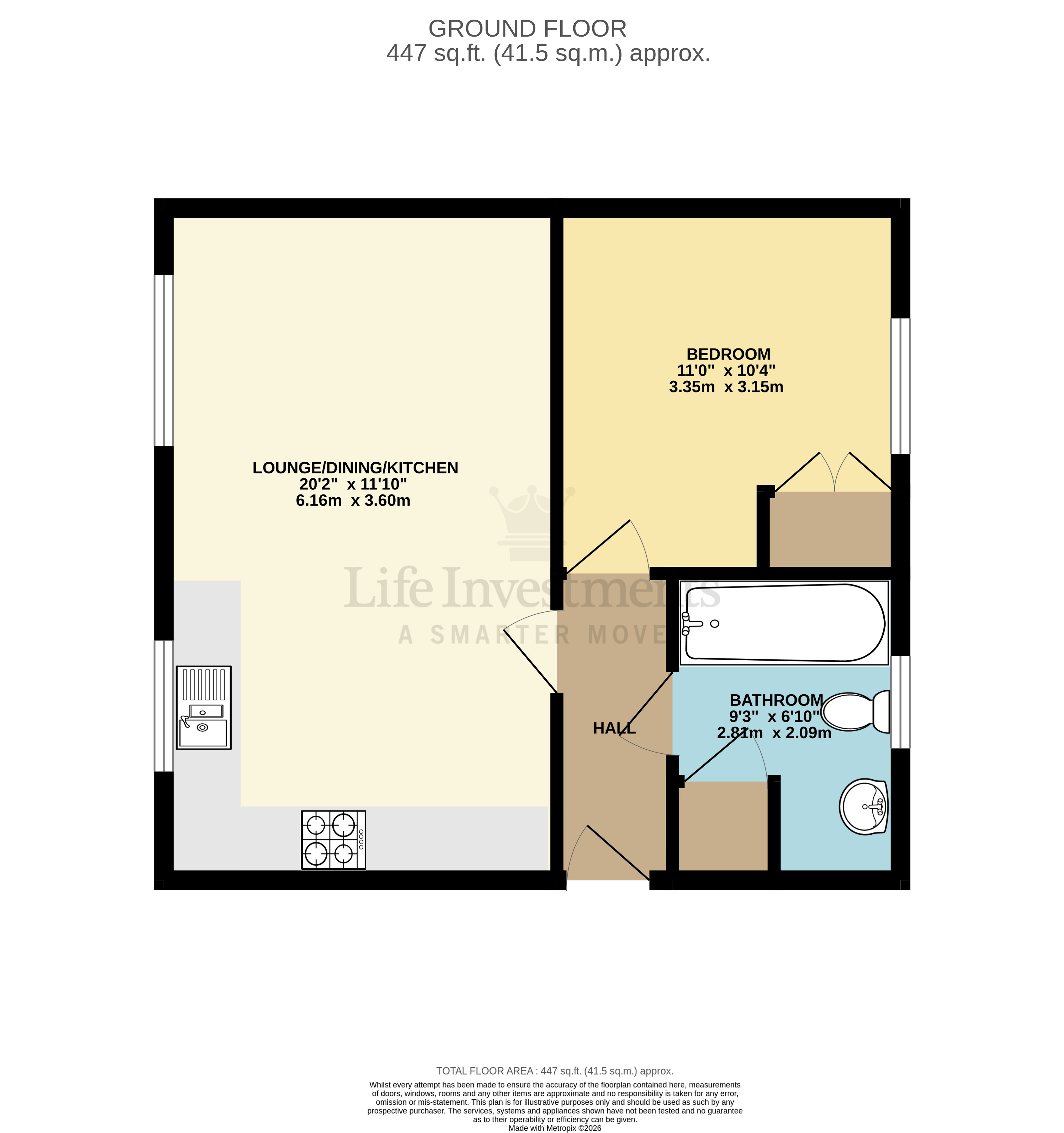 Floorplans For Grove House, Anton Close, Rugby