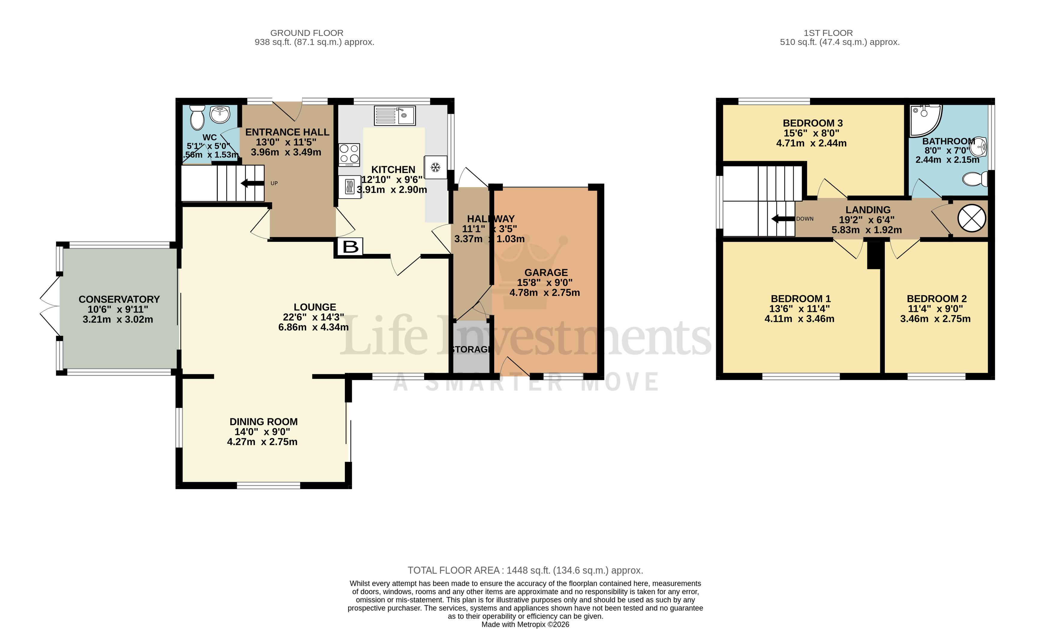 Floorplans For Chapel Lane, Lilbourne, Rugby