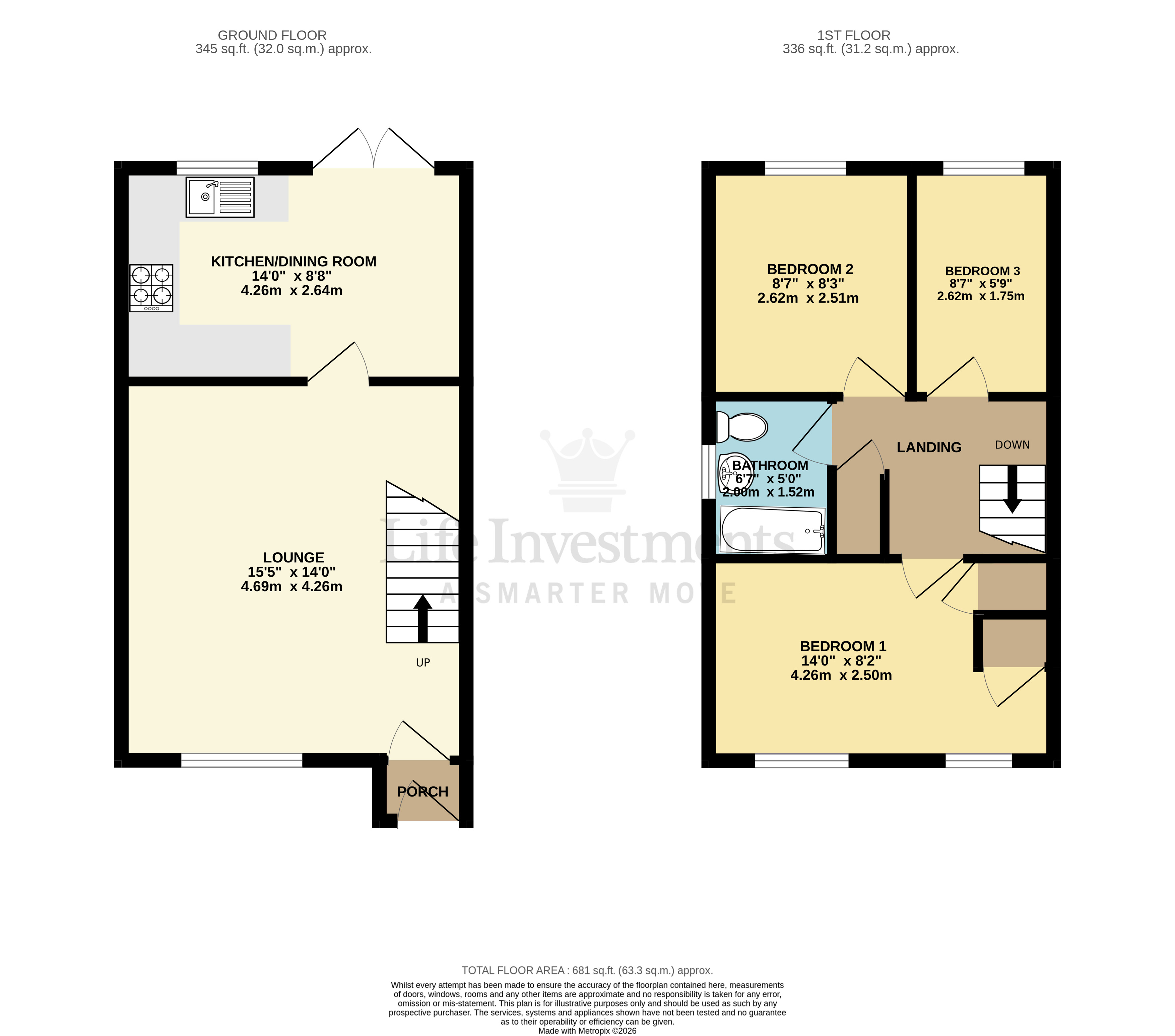 Floorplans For Pendred Road, Rugby