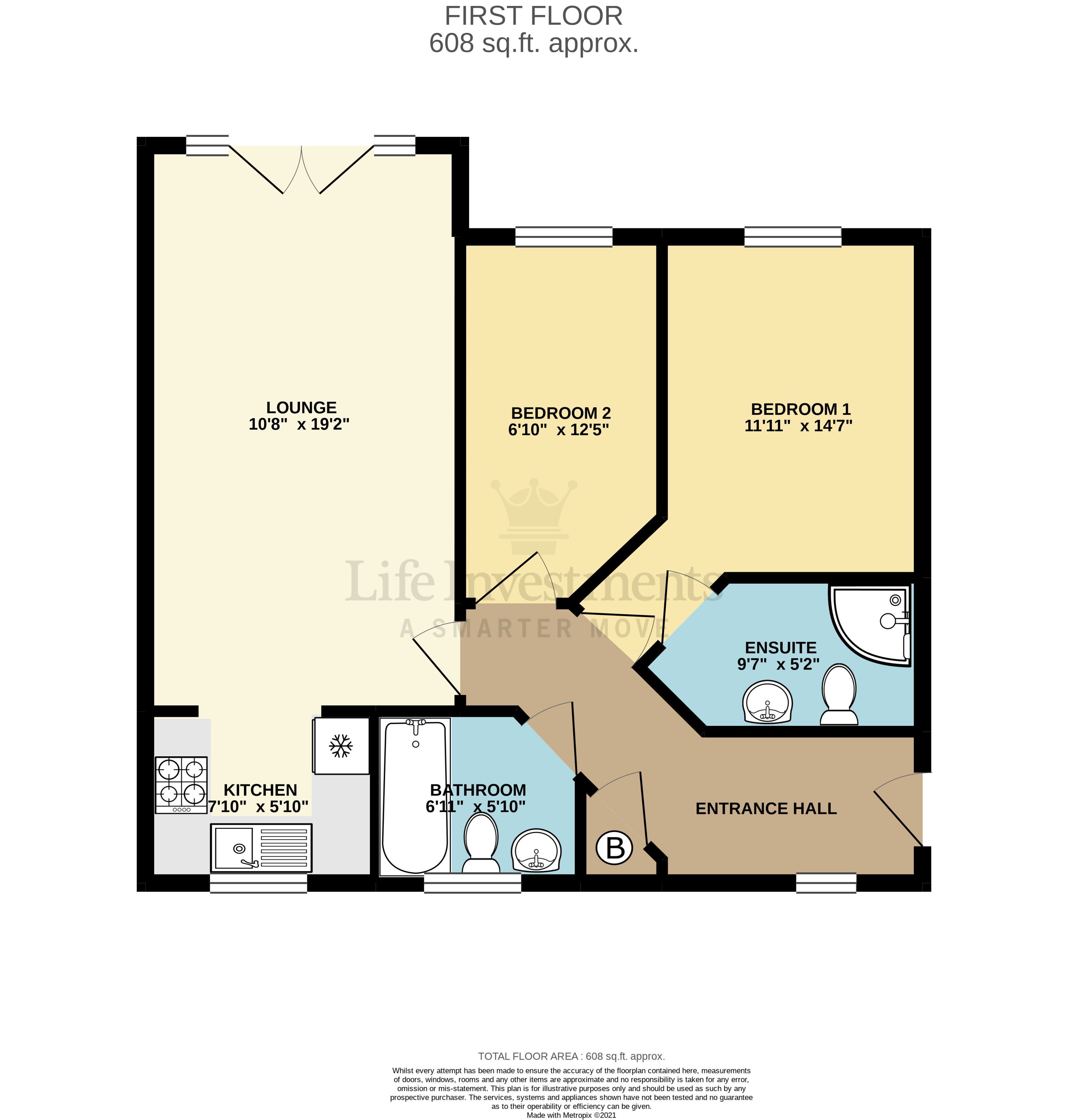 Floorplans For Dunster Close, Rugby