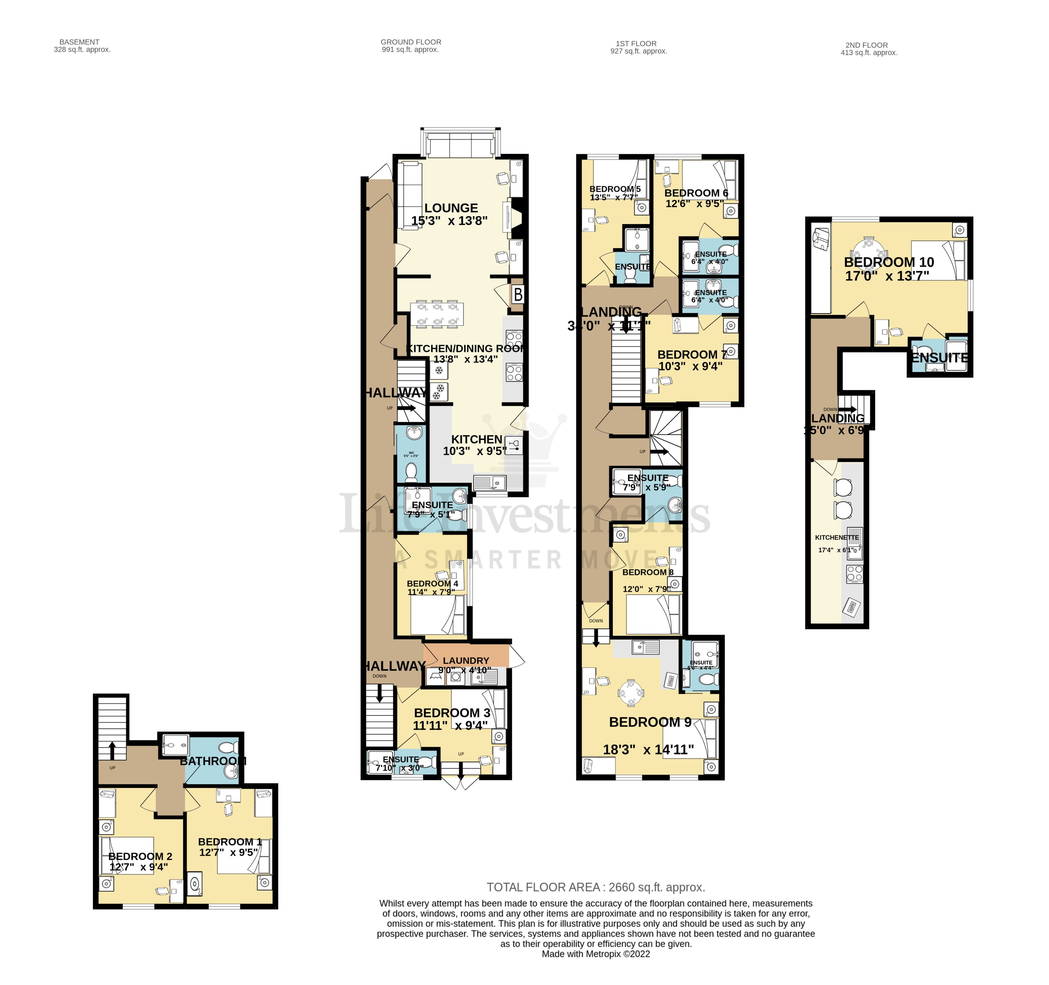 Floorplans For Emscote Road, Warwick